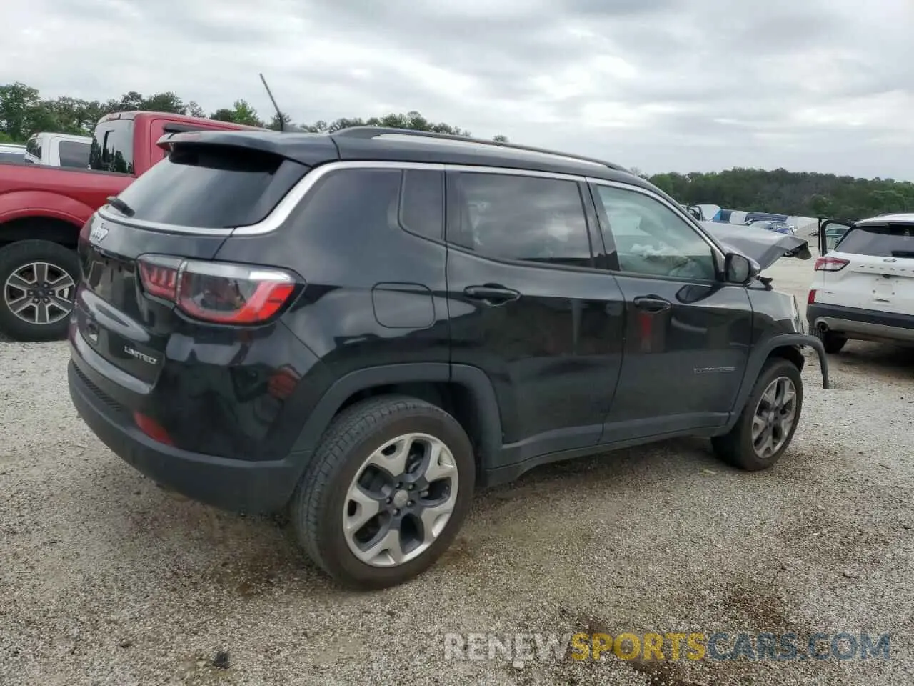 3 fotografías del automóvil dañado 3C4NJDCB4MT584290 JEEP COMPASS 2021