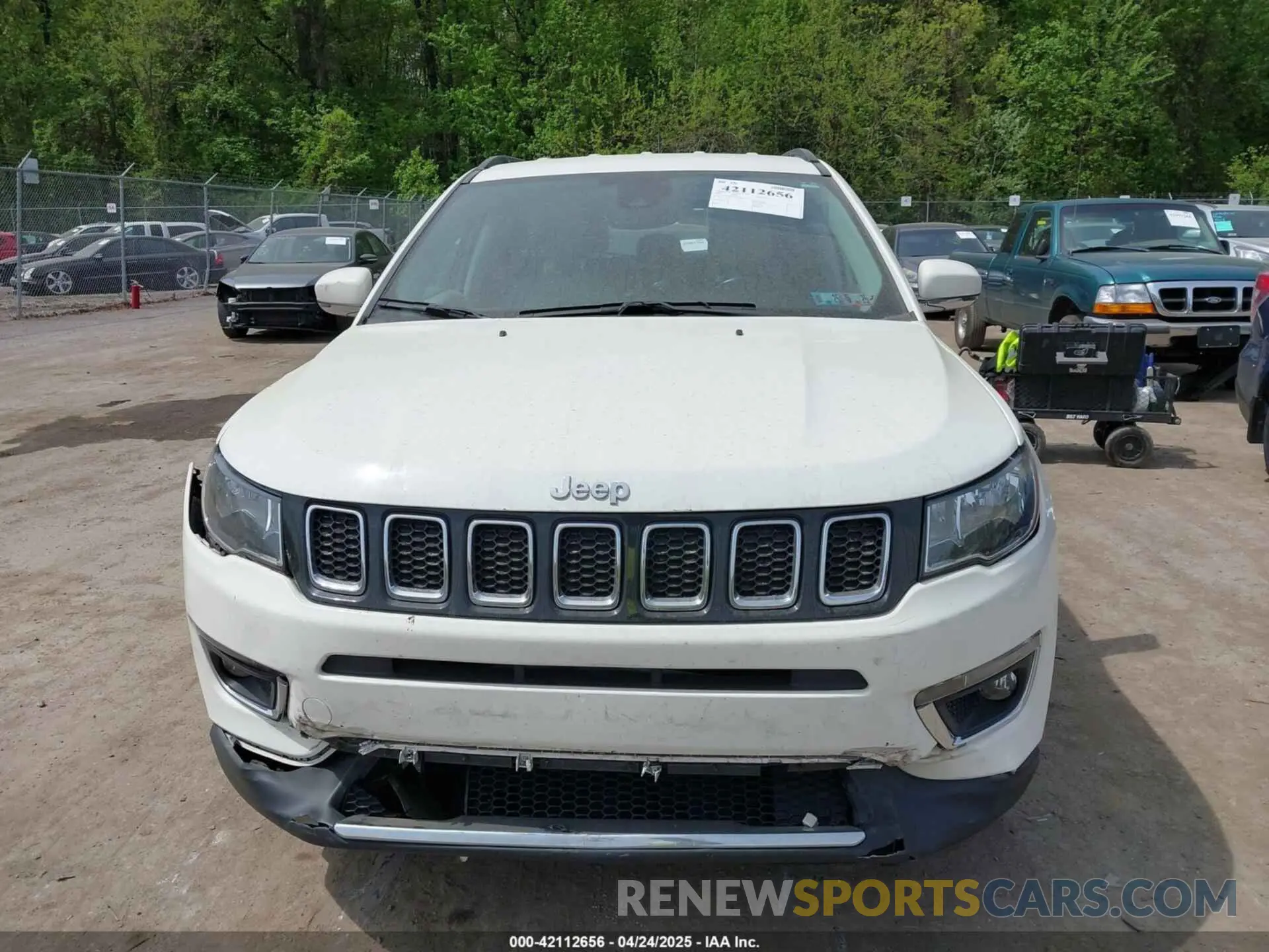 12 fotografías del automóvil dañado 3C4NJDCB5MT588915 JEEP COMPASS 2021