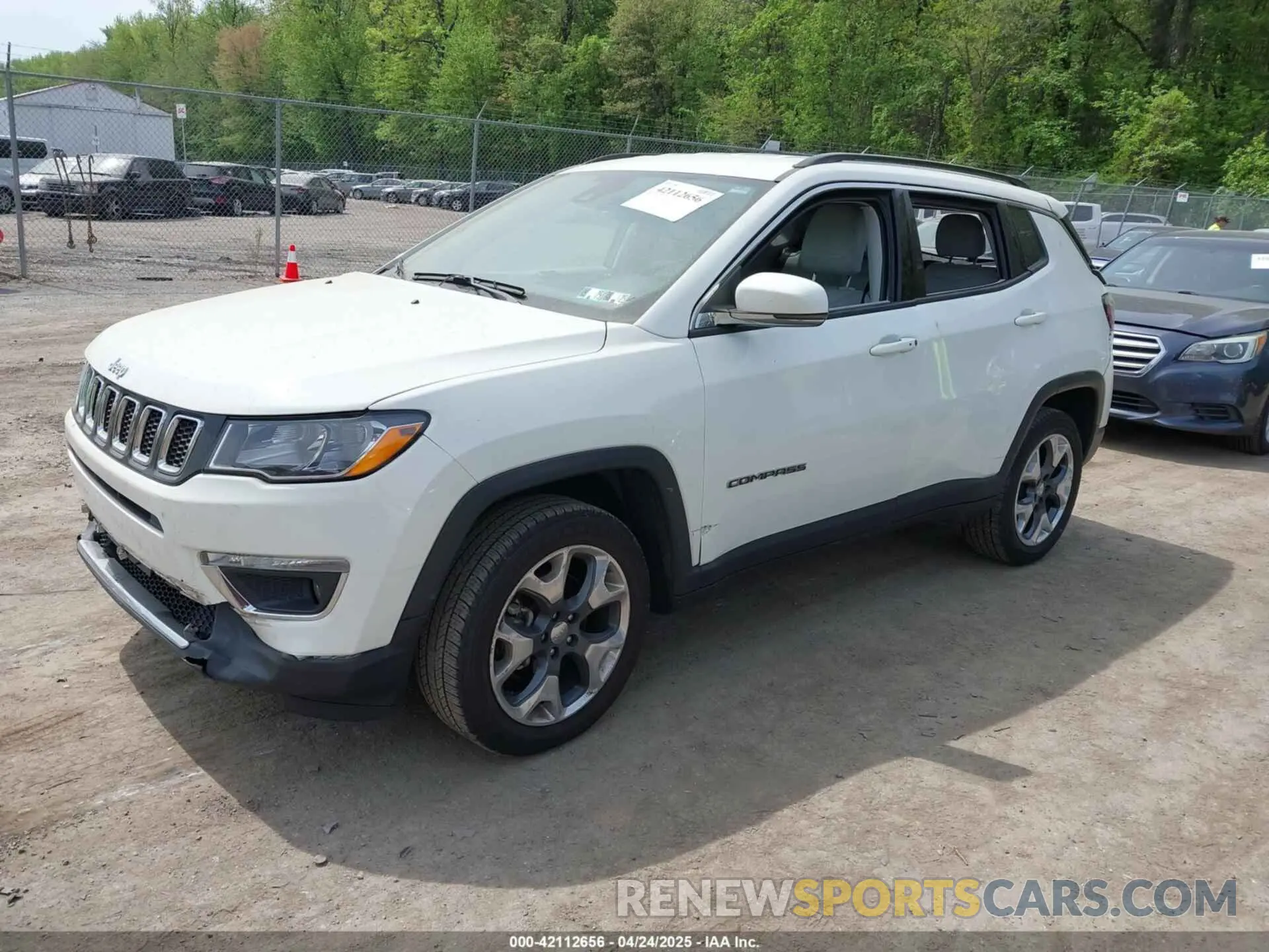 2 fotografías del automóvil dañado 3C4NJDCB5MT588915 JEEP COMPASS 2021