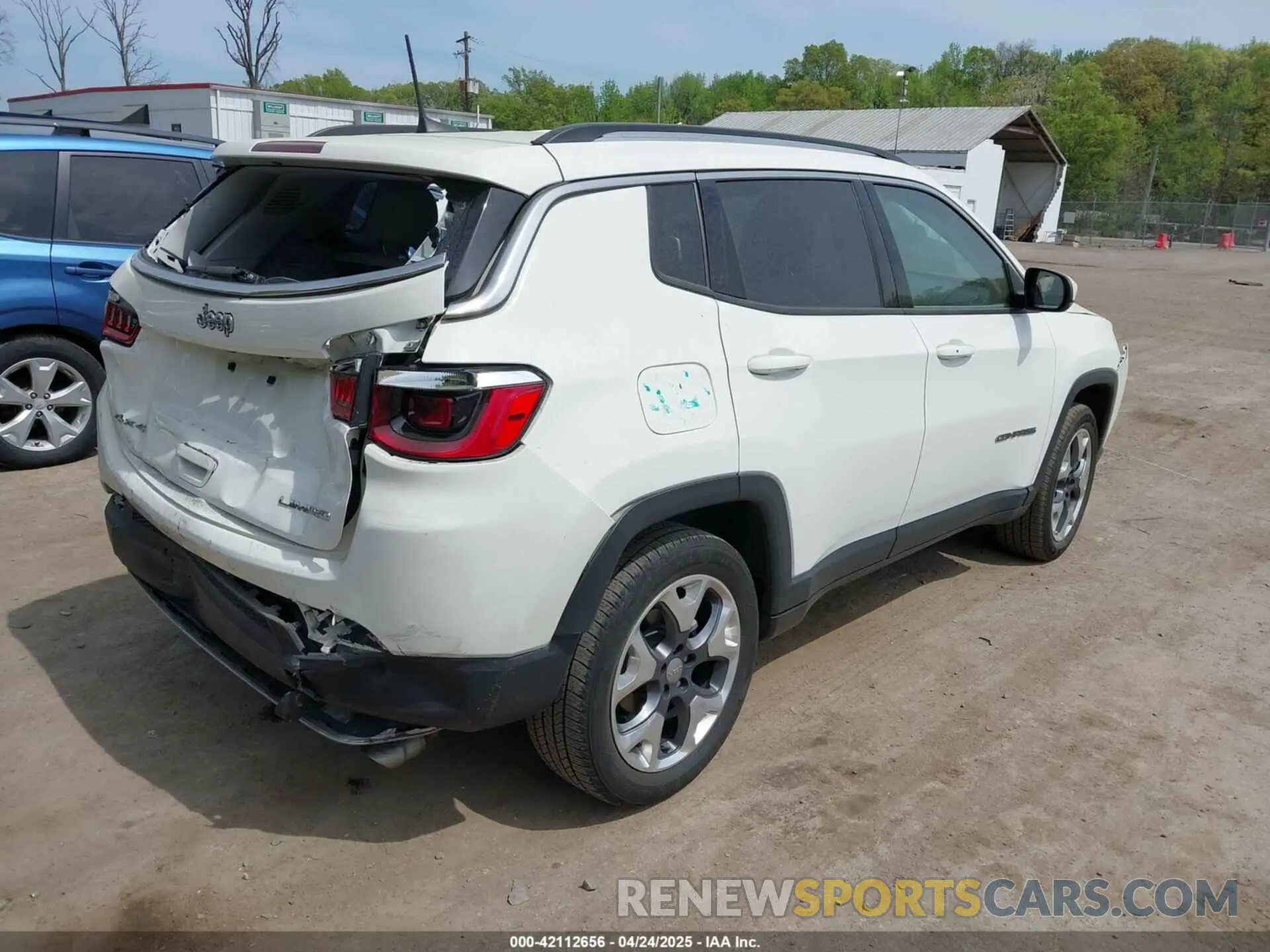4 fotografías del automóvil dañado 3C4NJDCB5MT588915 JEEP COMPASS 2021