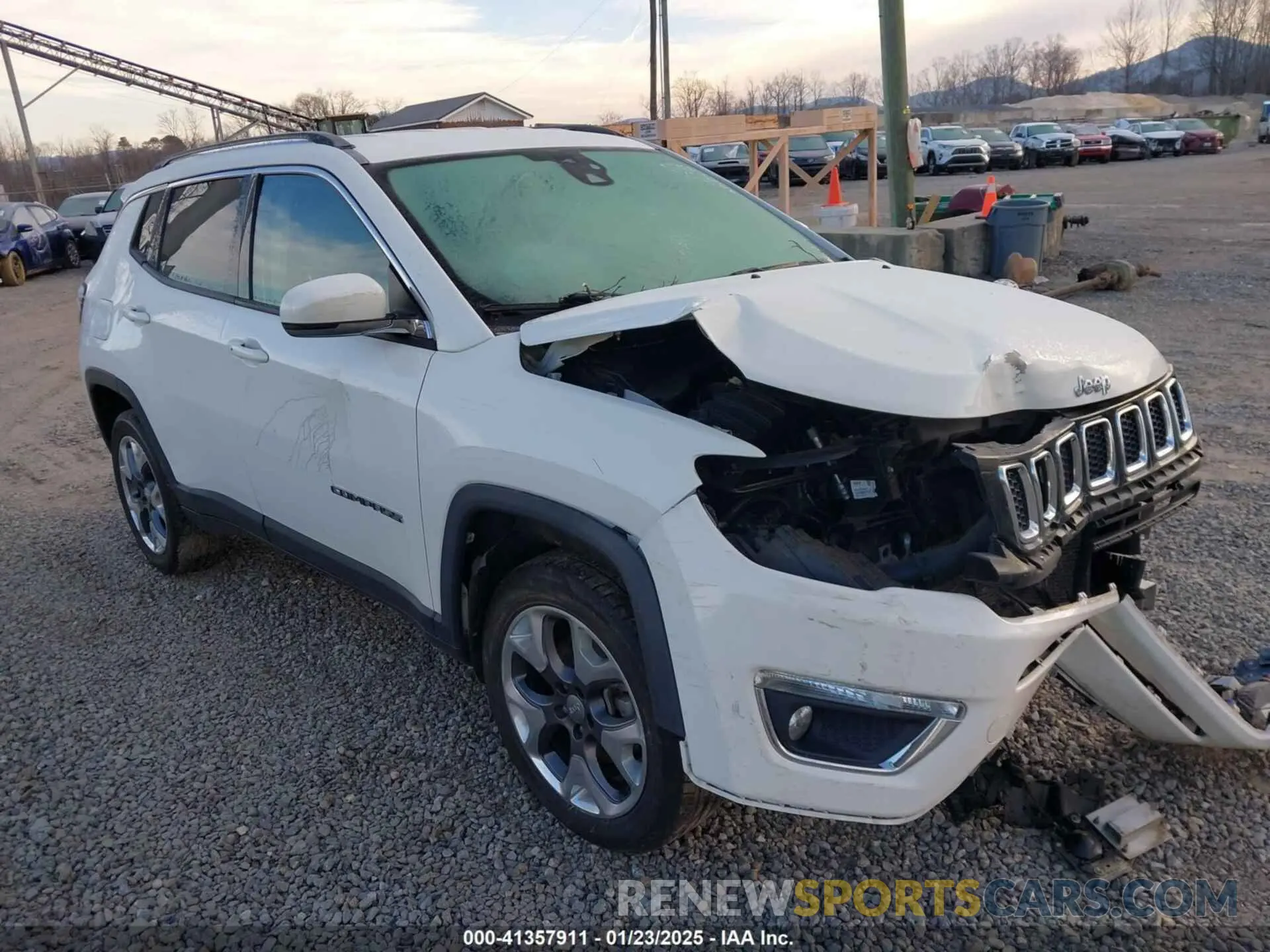 1 fotografías del automóvil dañado 3C4NJDCB6MT519733 JEEP COMPASS 2021