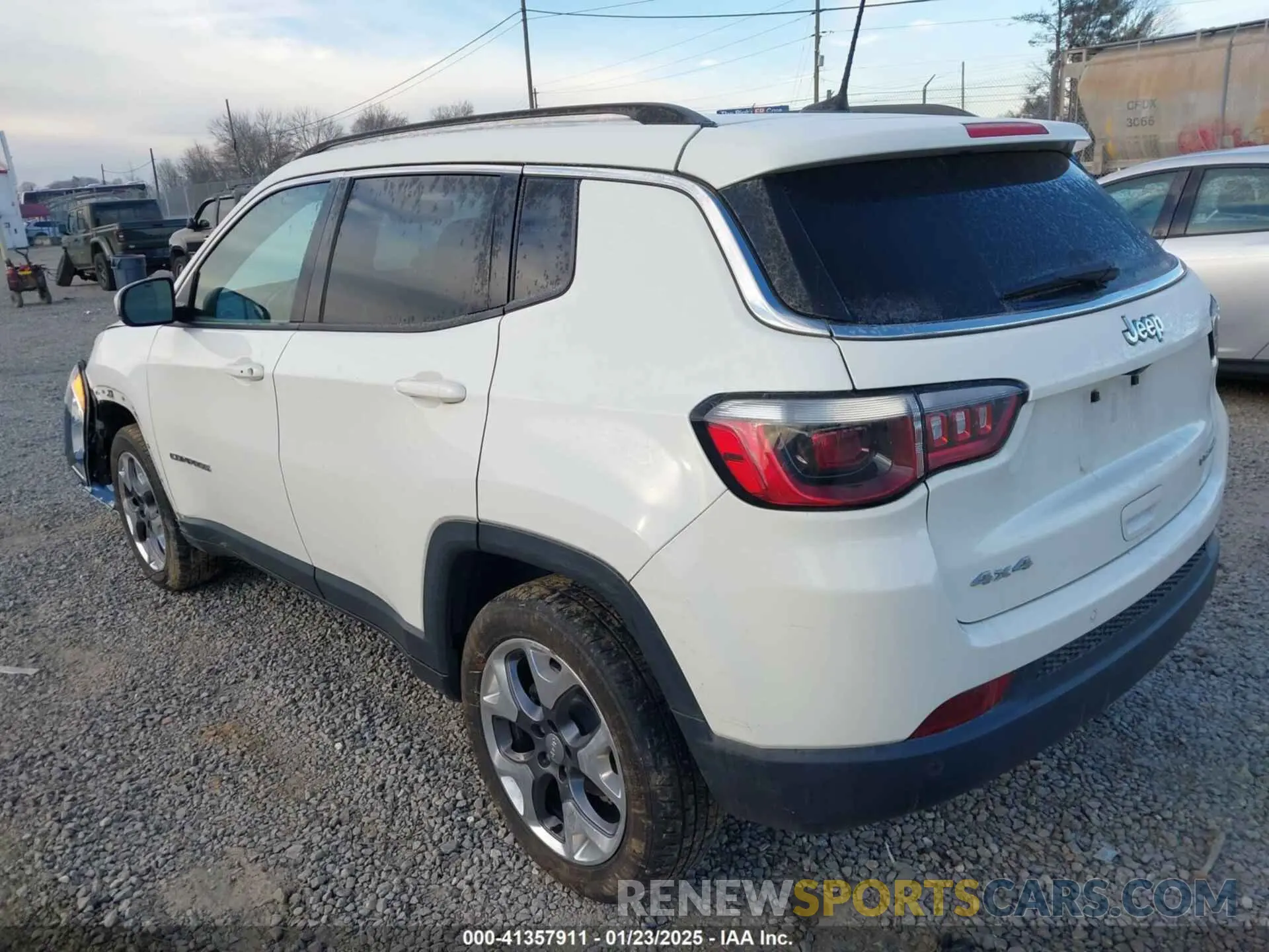 3 fotografías del automóvil dañado 3C4NJDCB6MT519733 JEEP COMPASS 2021