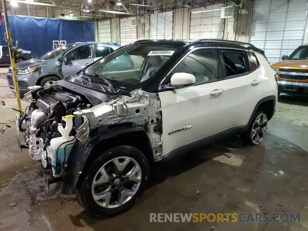 1 fotografías del automóvil dañado 3C4NJDCB6MT568172 JEEP COMPASS 2021