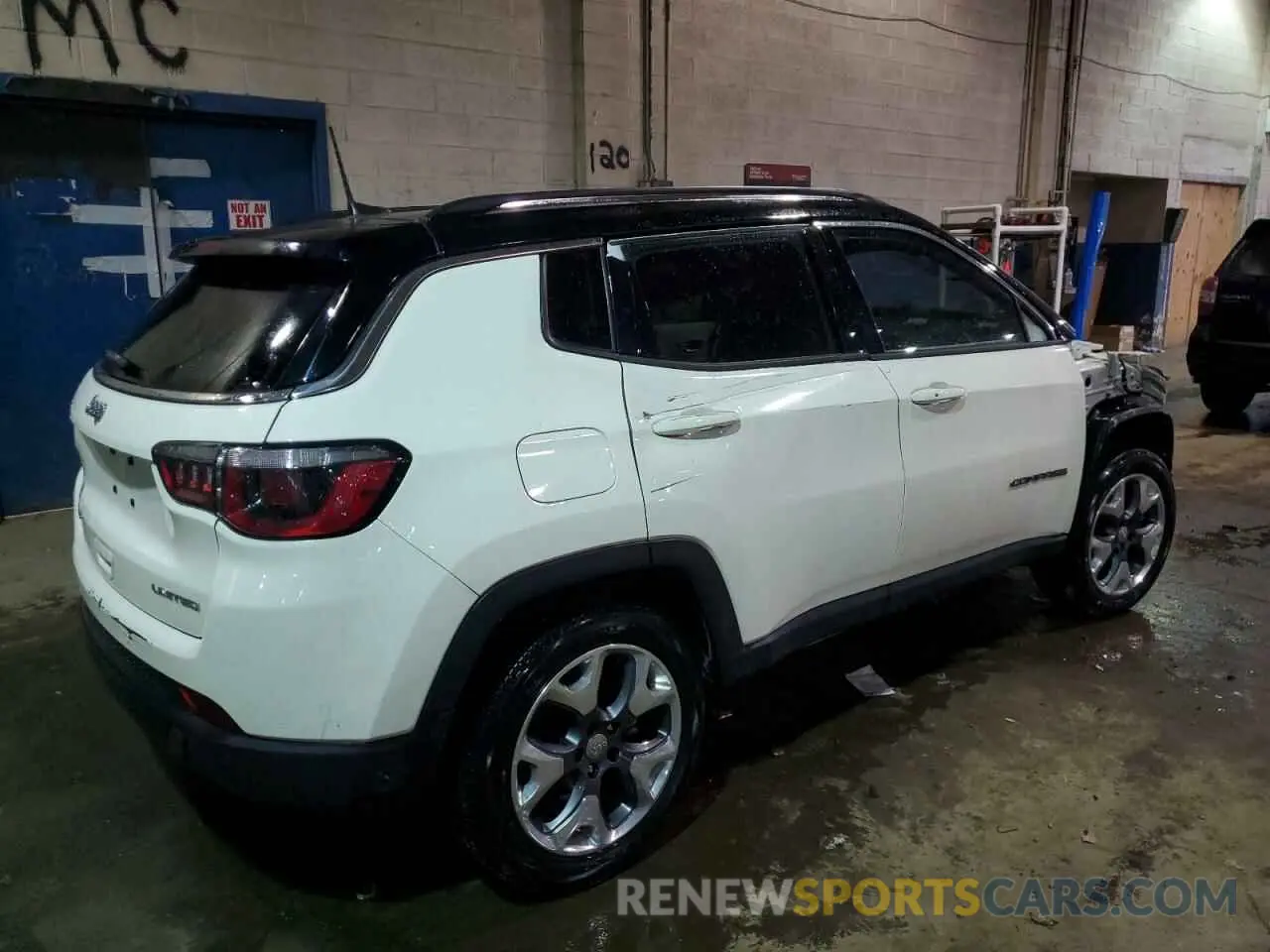 3 fotografías del automóvil dañado 3C4NJDCB6MT568172 JEEP COMPASS 2021