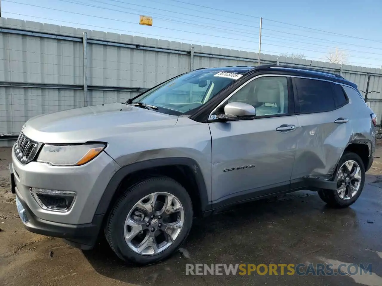 1 fotografías del automóvil dañado 3C4NJDCB6MT599633 JEEP COMPASS 2021