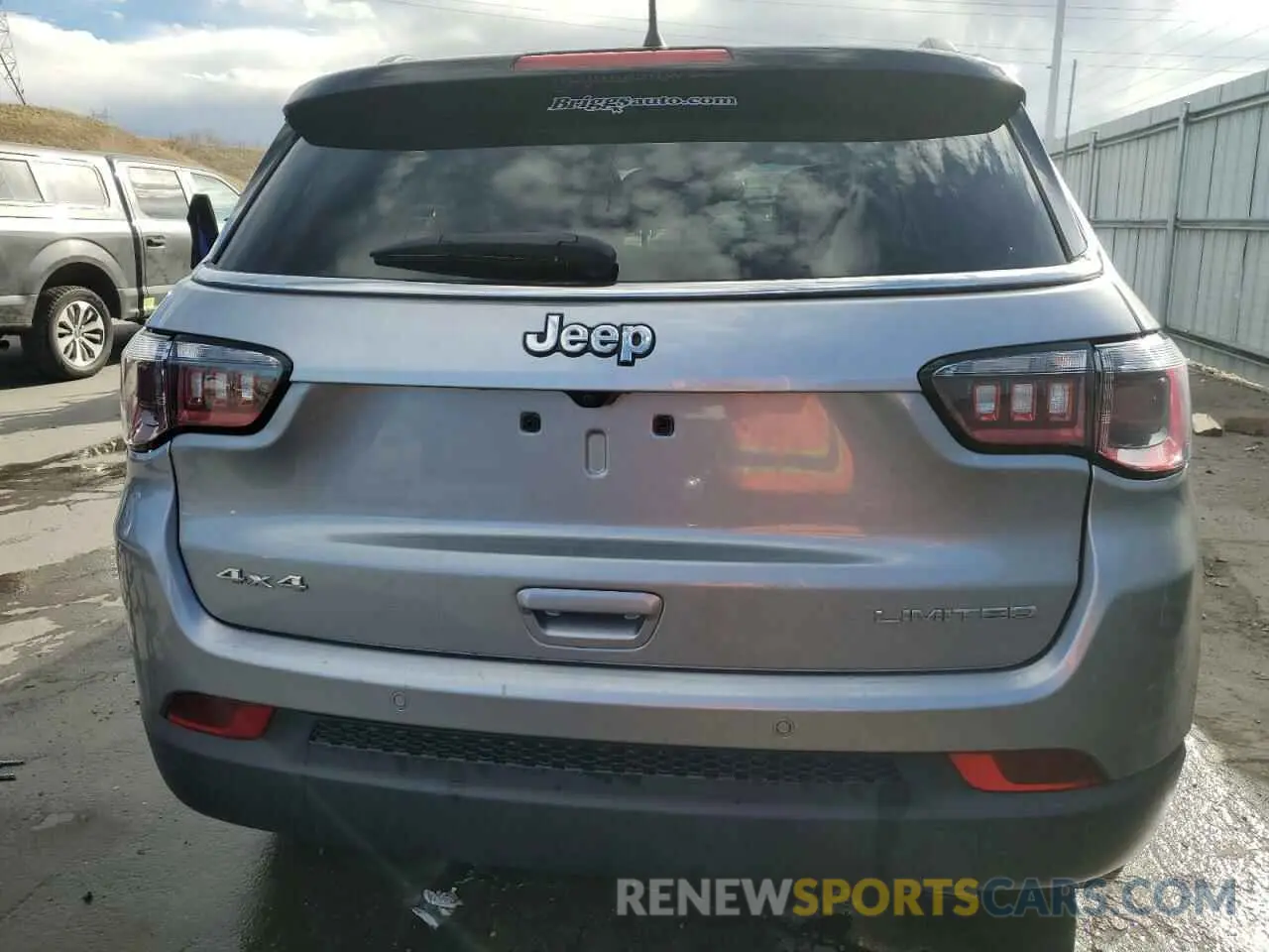6 fotografías del automóvil dañado 3C4NJDCB6MT599633 JEEP COMPASS 2021