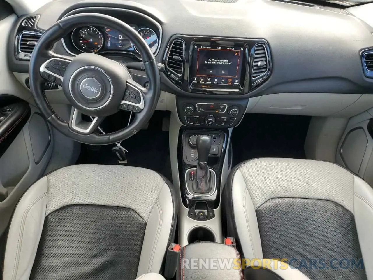 8 fotografías del automóvil dañado 3C4NJDCB6MT599633 JEEP COMPASS 2021