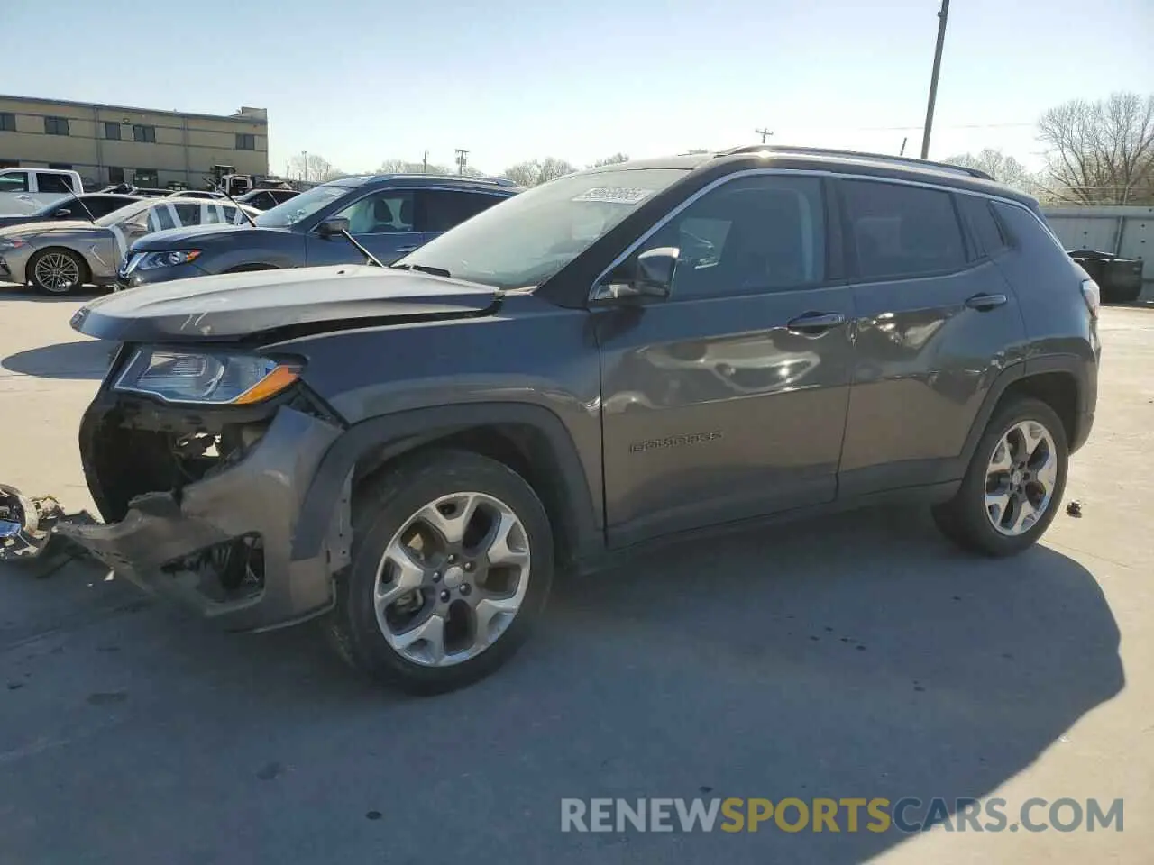 1 fotografías del automóvil dañado 3C4NJDCB6MT604376 JEEP COMPASS 2021
