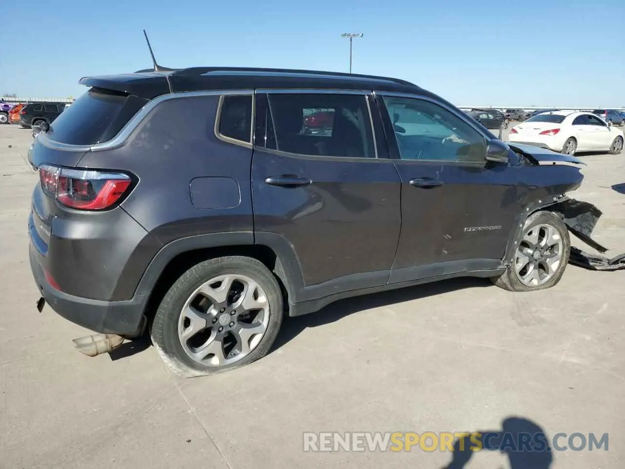 3 fotografías del automóvil dañado 3C4NJDCB6MT604376 JEEP COMPASS 2021