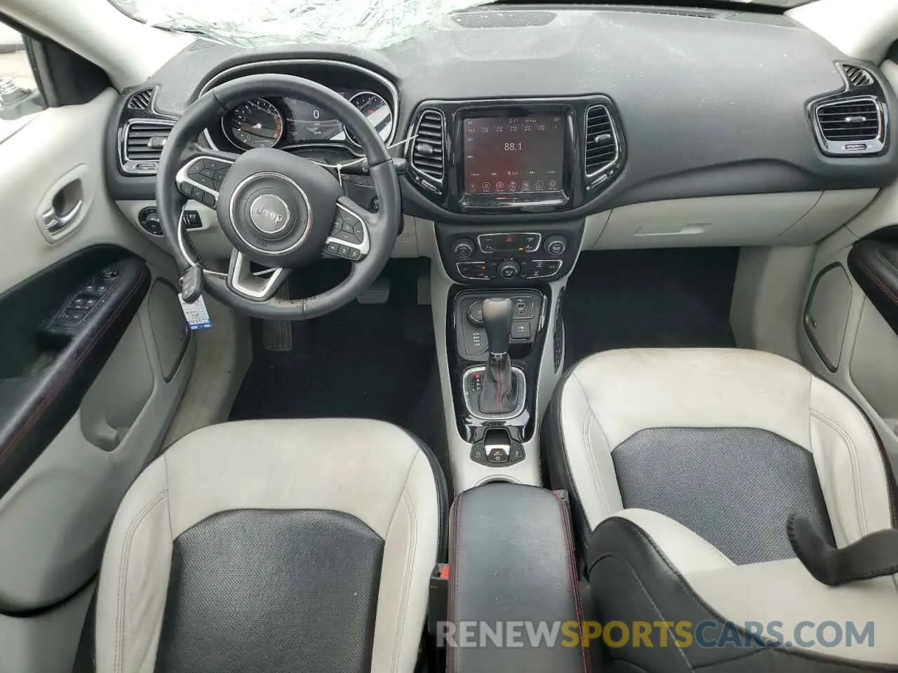 8 fotografías del automóvil dañado 3C4NJDCB7MT500771 JEEP COMPASS 2021