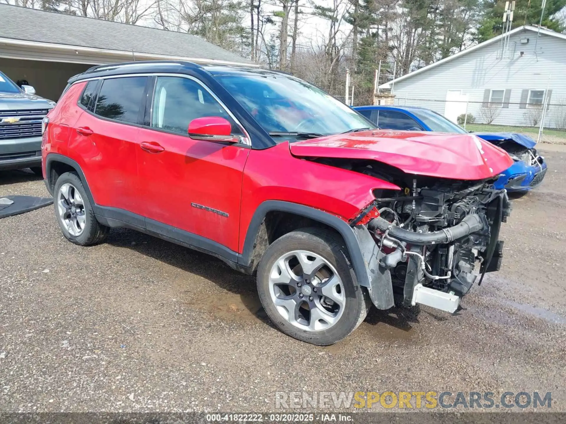 1 fotografías del automóvil dañado 3C4NJDCB7MT504335 JEEP COMPASS 2021