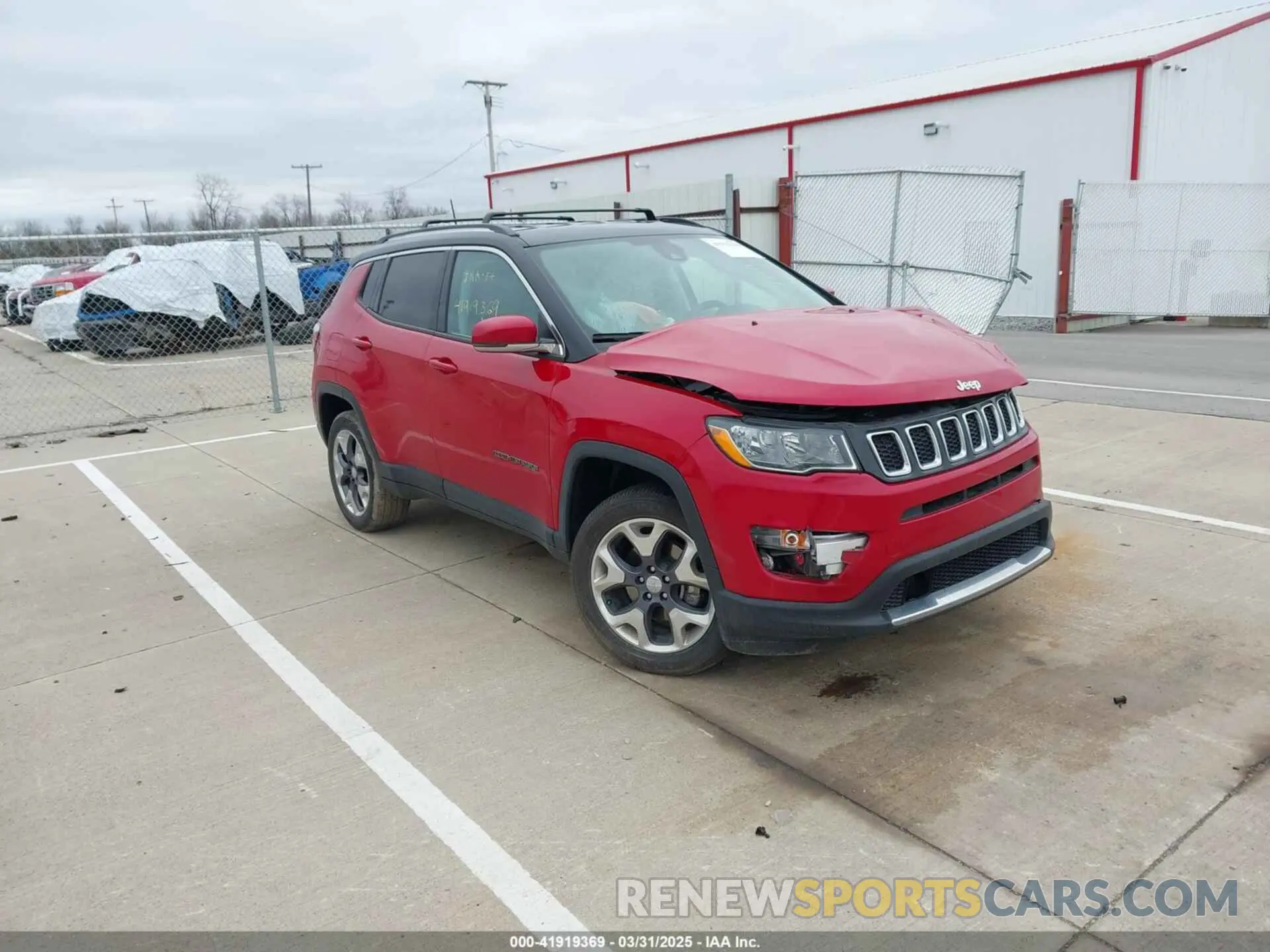 1 fotografías del automóvil dañado 3C4NJDCB7MT555074 JEEP COMPASS 2021