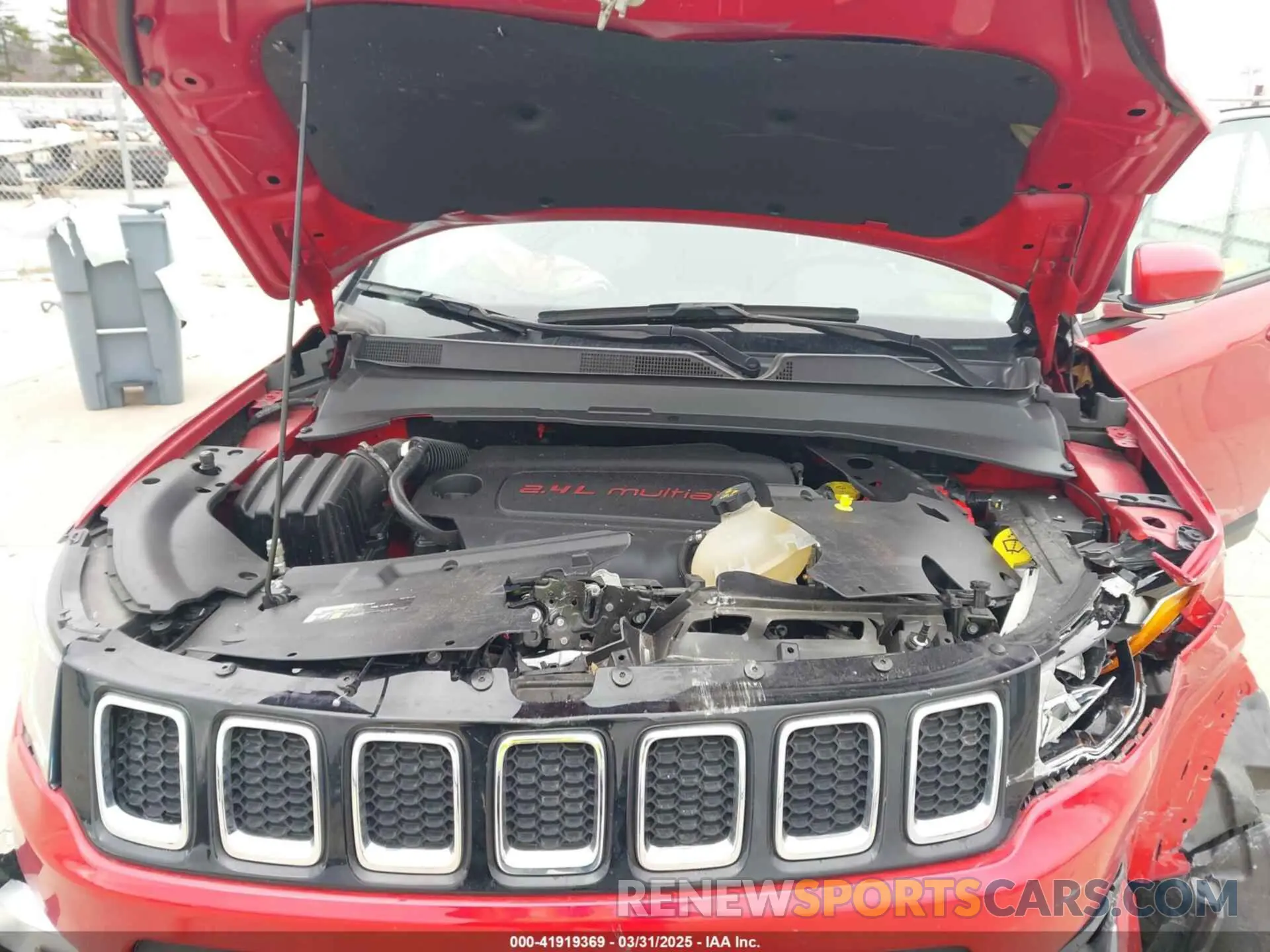10 fotografías del automóvil dañado 3C4NJDCB7MT555074 JEEP COMPASS 2021