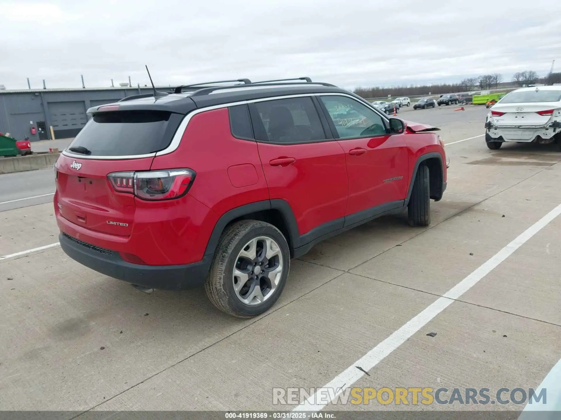 4 fotografías del automóvil dañado 3C4NJDCB7MT555074 JEEP COMPASS 2021