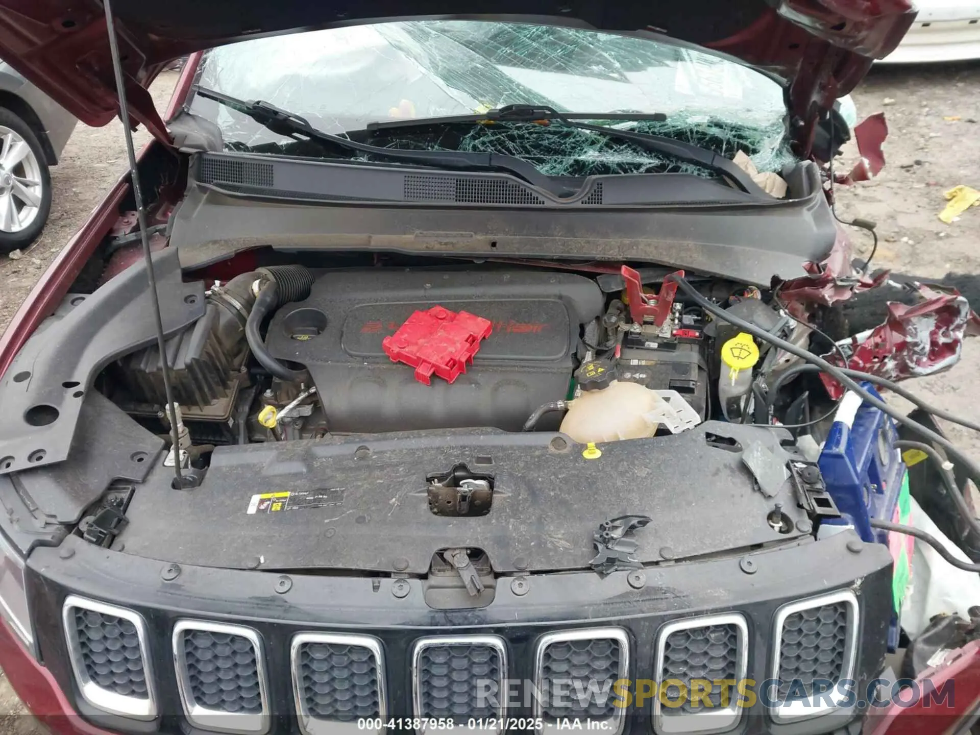 10 fotografías del automóvil dañado 3C4NJDCB8MT572661 JEEP COMPASS 2021