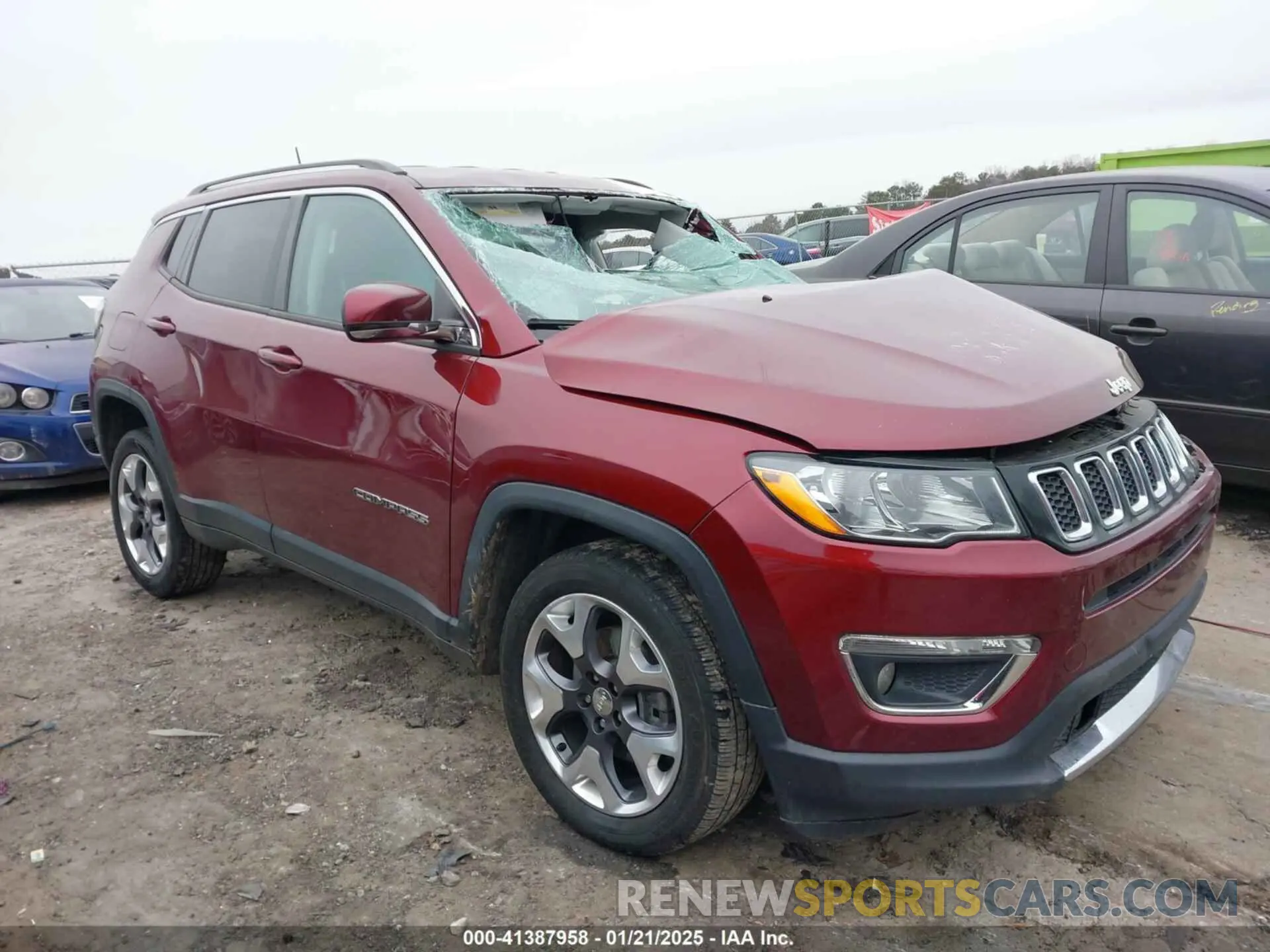 5 fotografías del automóvil dañado 3C4NJDCB8MT572661 JEEP COMPASS 2021