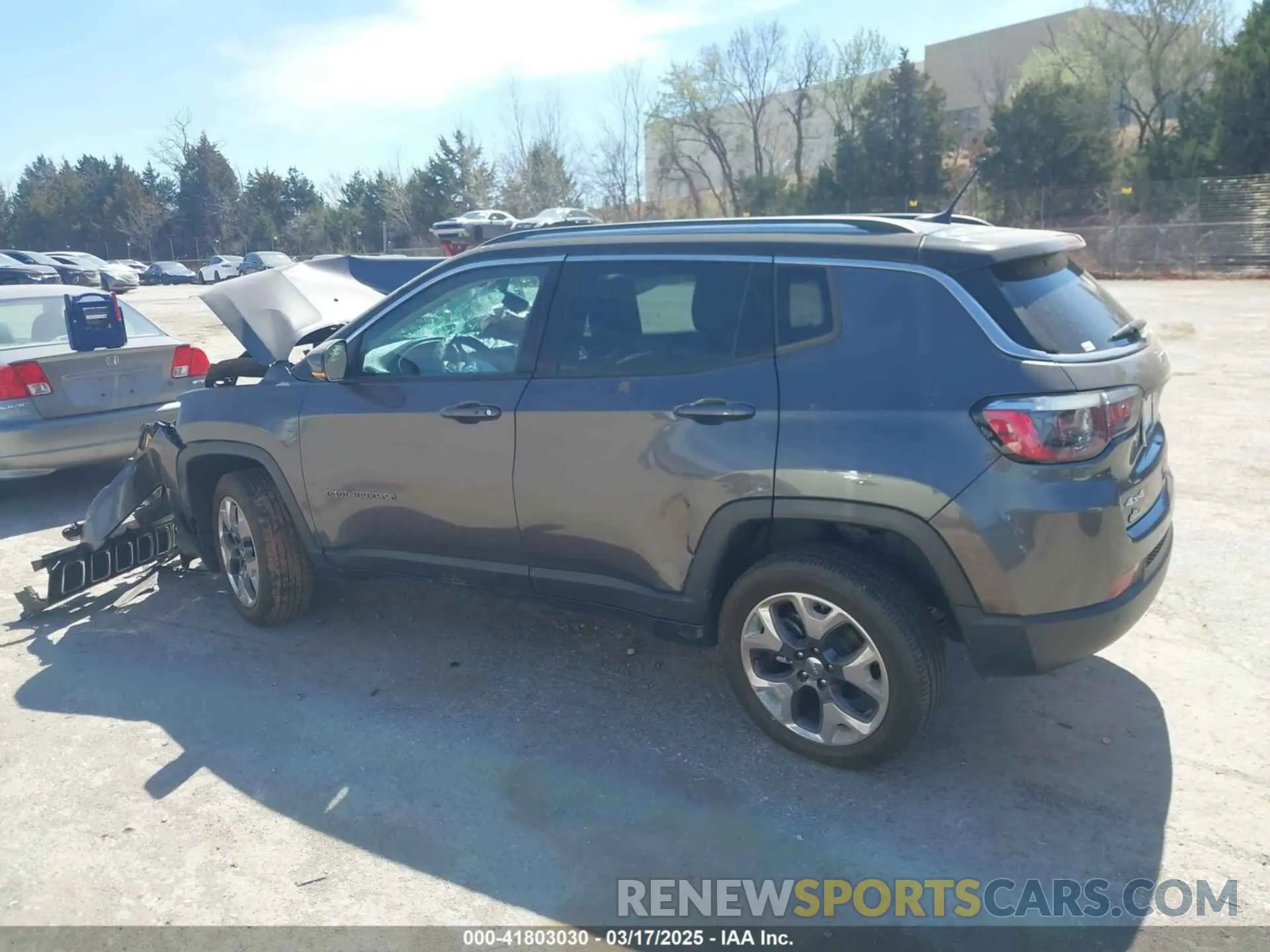 15 fotografías del automóvil dañado 3C4NJDCB8MT601544 JEEP COMPASS 2021