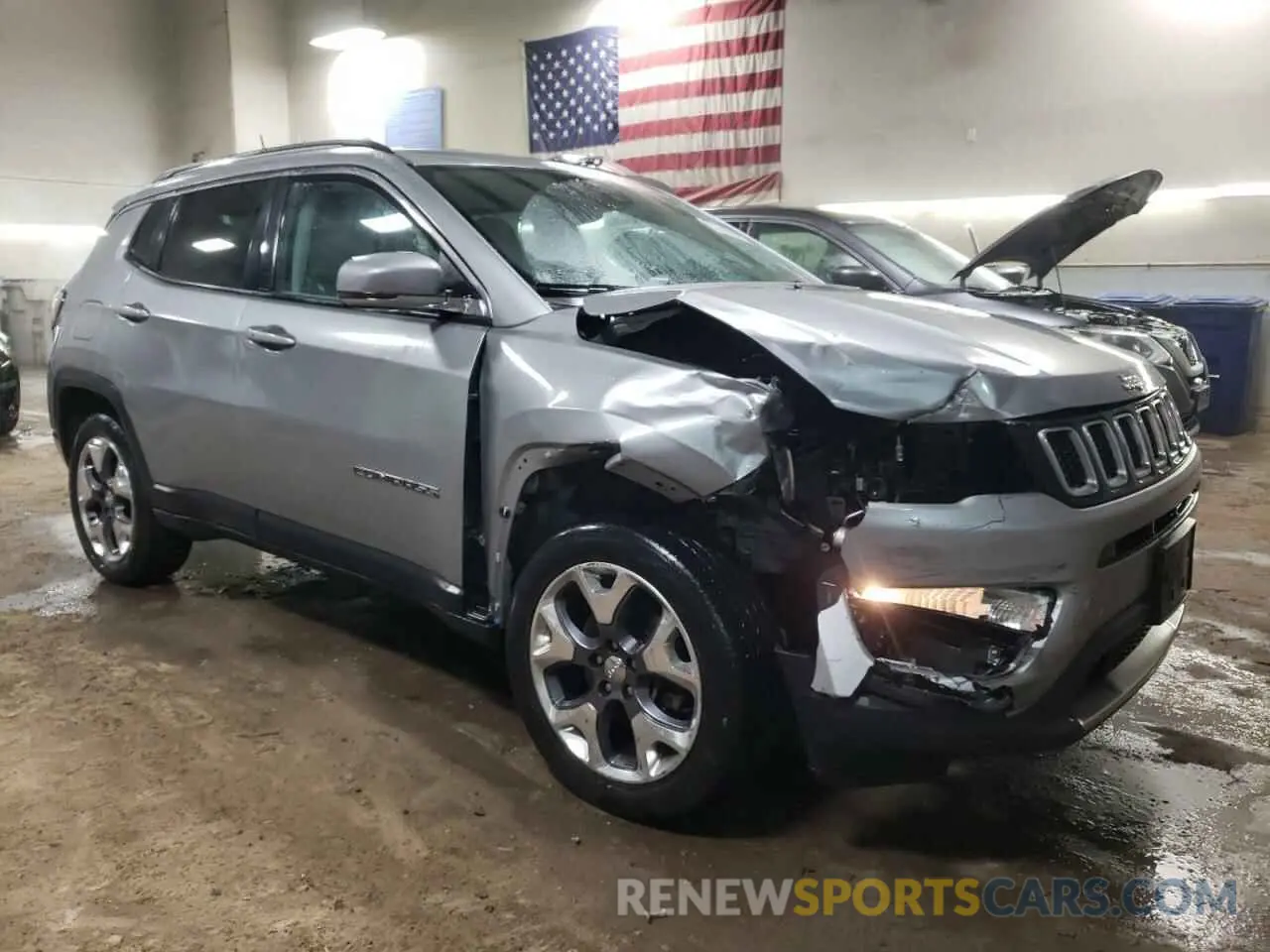 4 fotografías del automóvil dañado 3C4NJDCB9MT520228 JEEP COMPASS 2021