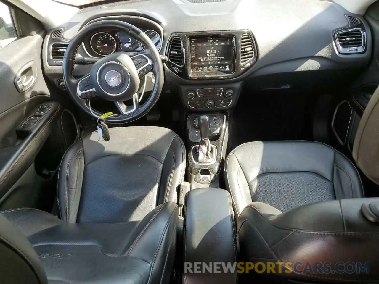 8 fotografías del automóvil dañado 3C4NJDCB9MT589582 JEEP COMPASS 2021