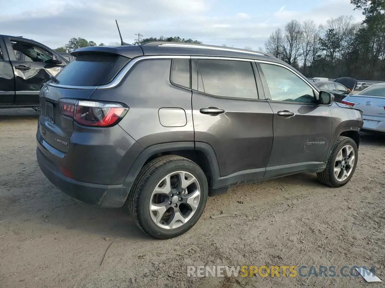3 fotografías del automóvil dañado 3C4NJDCB9MT594698 JEEP COMPASS 2021