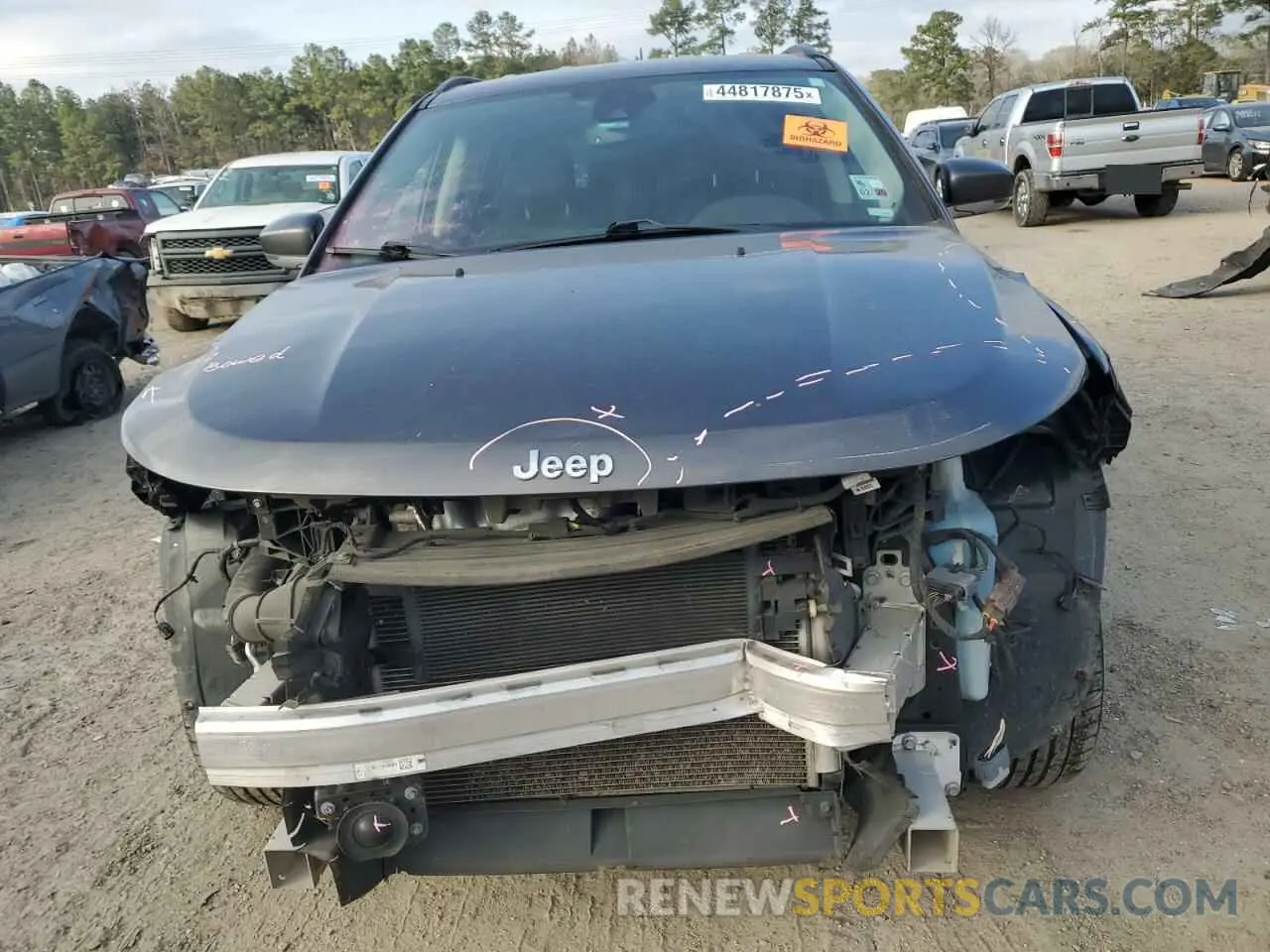 5 fotografías del automóvil dañado 3C4NJDCB9MT594698 JEEP COMPASS 2021