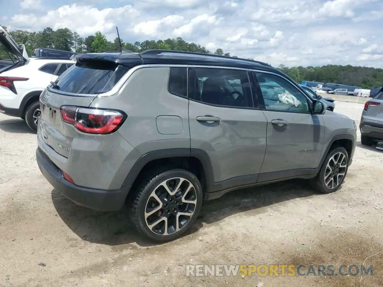 3 fotografías del automóvil dañado 3C4NJDCB9MT599478 JEEP COMPASS 2021