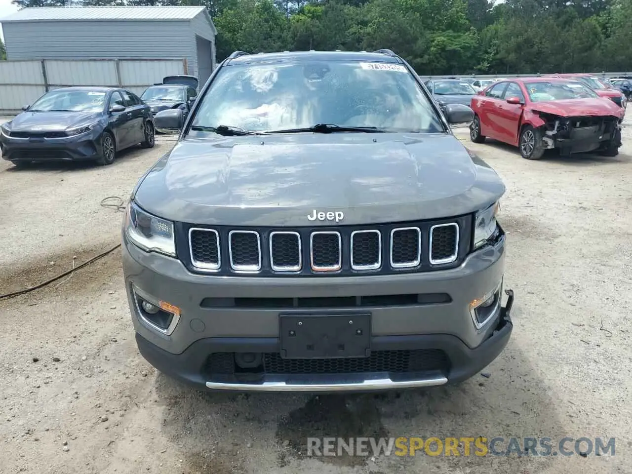 5 fotografías del automóvil dañado 3C4NJDCB9MT599478 JEEP COMPASS 2021