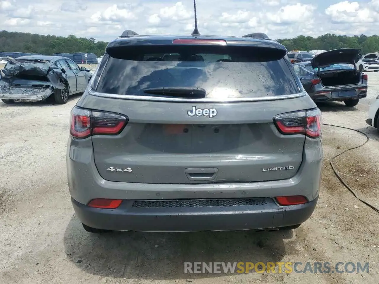 6 fotografías del automóvil dañado 3C4NJDCB9MT599478 JEEP COMPASS 2021
