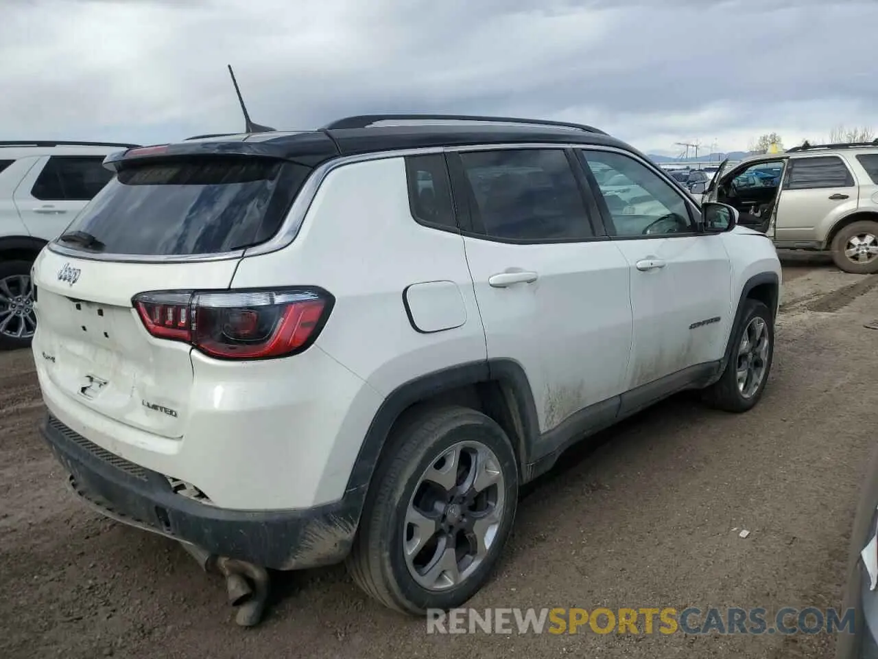 3 fotografías del automóvil dañado 3C4NJDCBXMT506130 JEEP COMPASS 2021