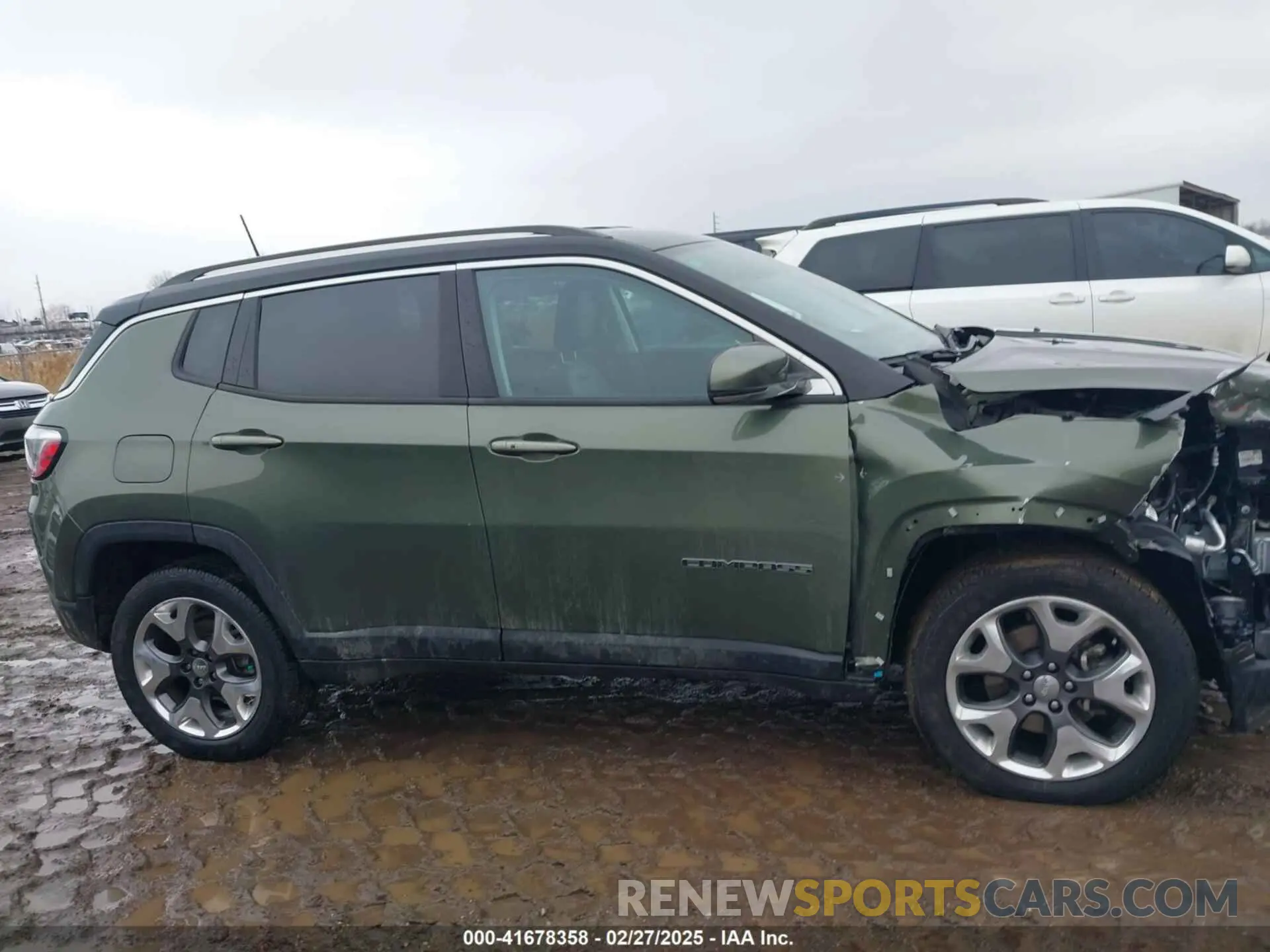 13 fotografías del automóvil dañado 3C4NJDCBXMT533649 JEEP COMPASS 2021