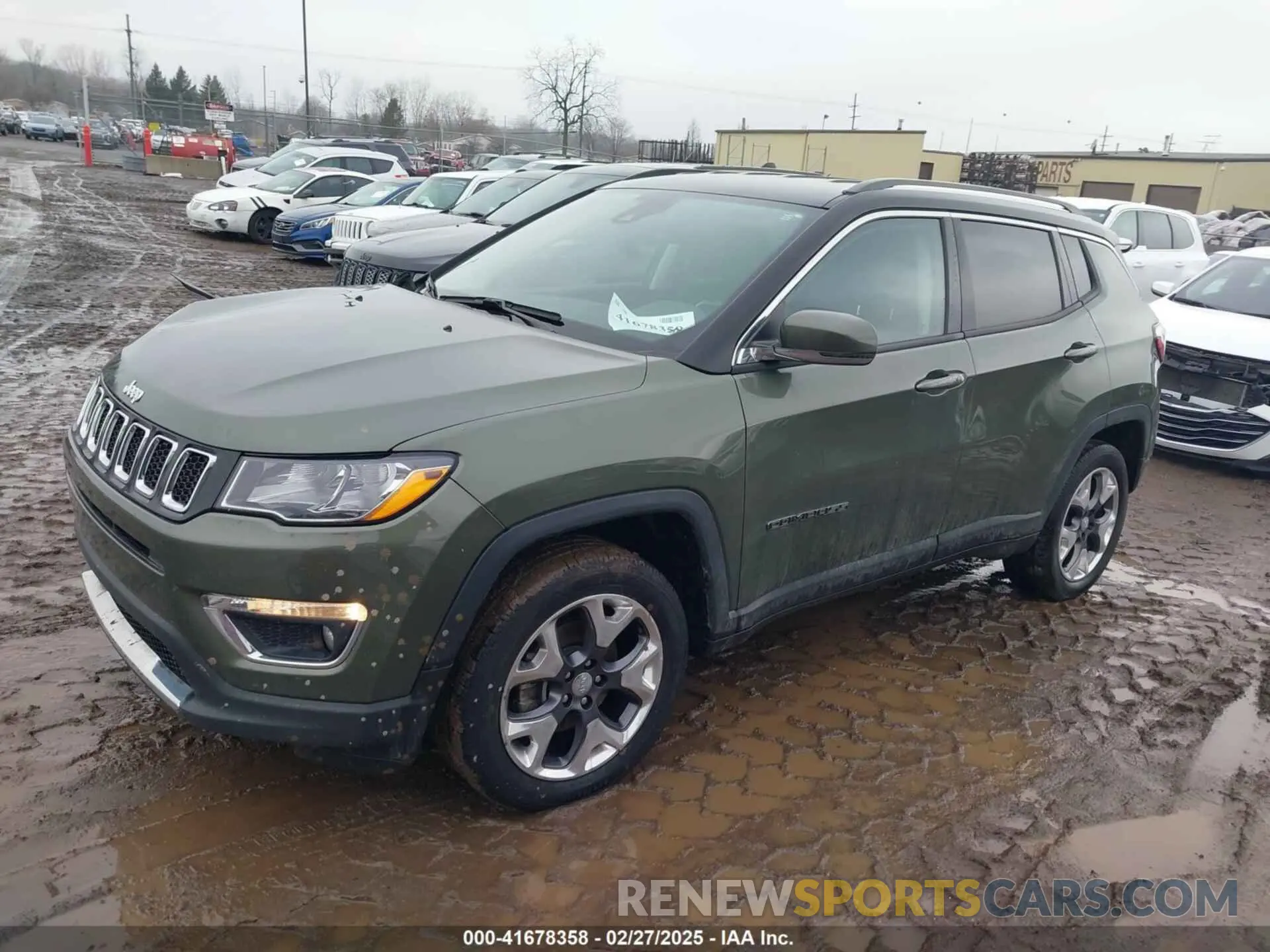 2 fotografías del automóvil dañado 3C4NJDCBXMT533649 JEEP COMPASS 2021