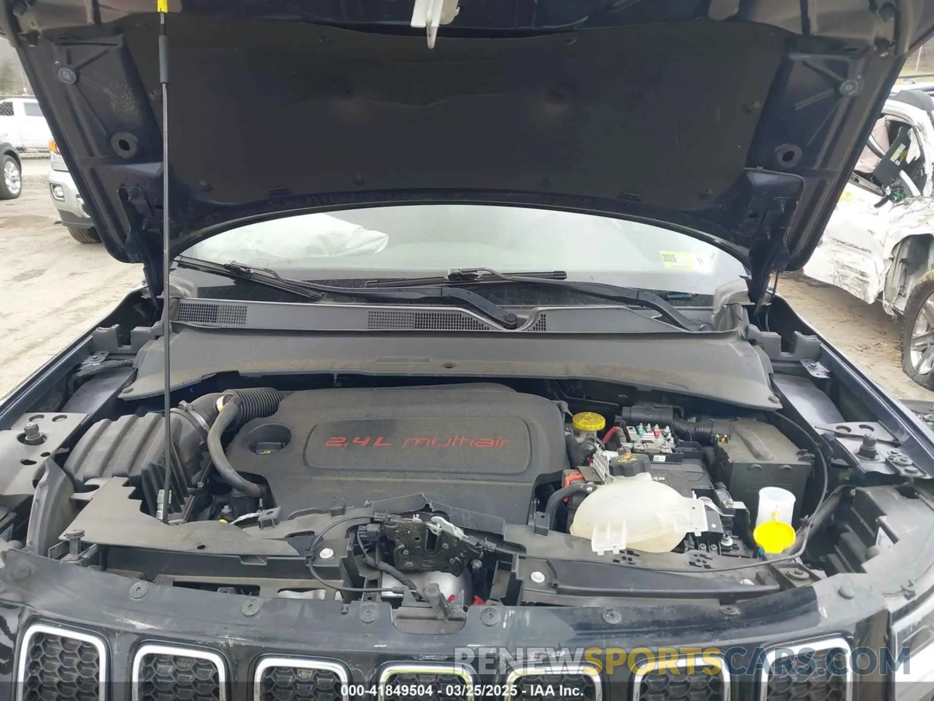 10 fotografías del automóvil dañado 3C4NJDCBXMT536745 JEEP COMPASS 2021