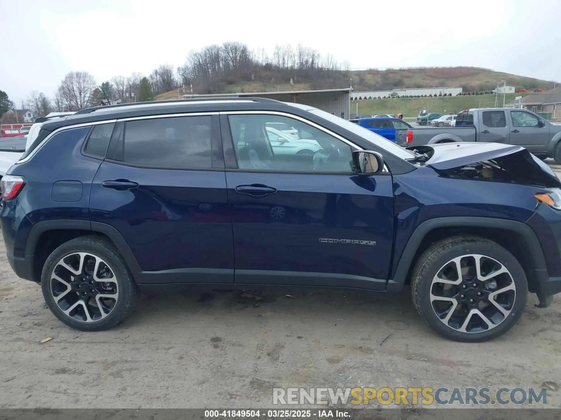 14 fotografías del automóvil dañado 3C4NJDCBXMT536745 JEEP COMPASS 2021