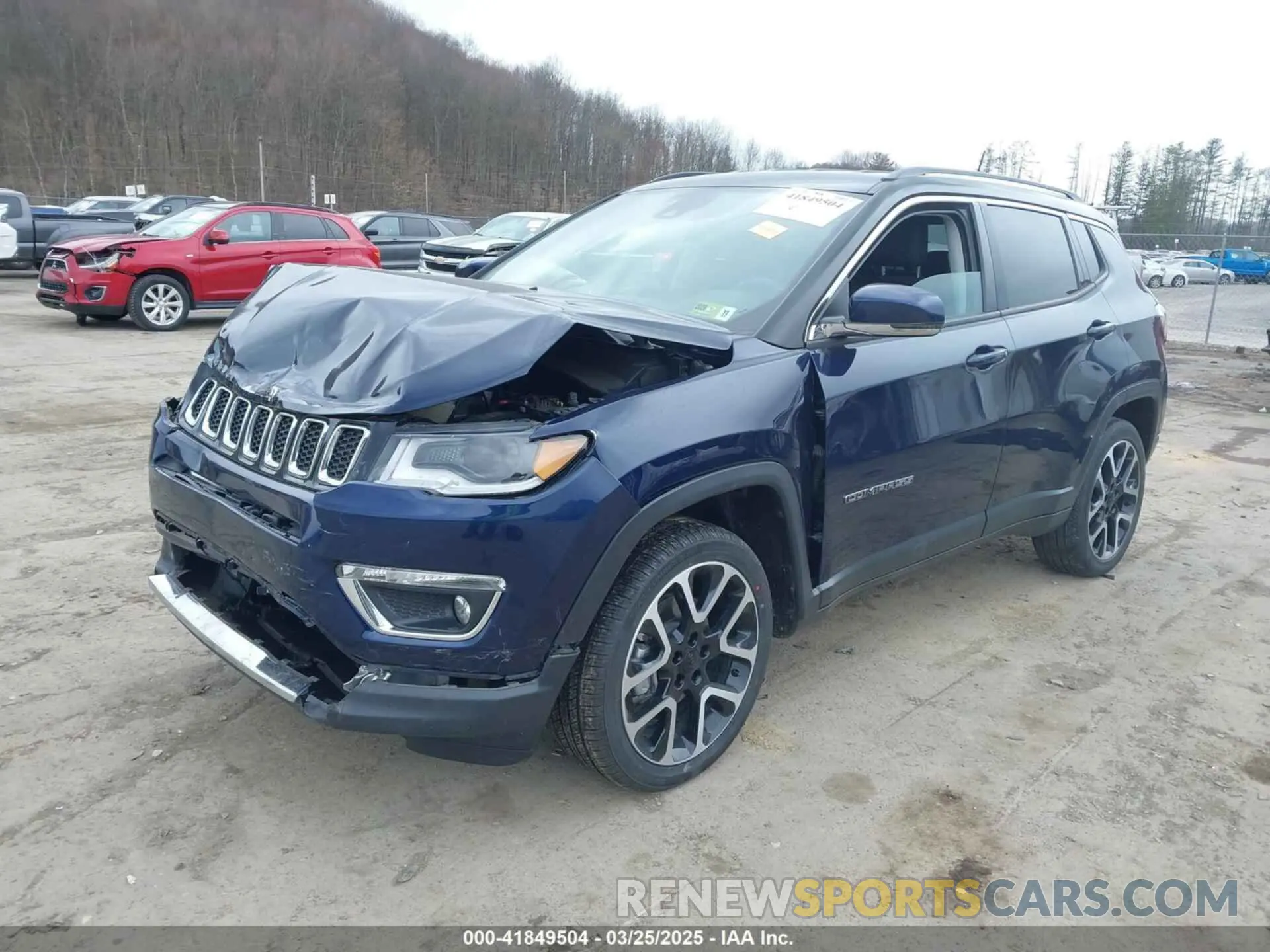 2 fotografías del automóvil dañado 3C4NJDCBXMT536745 JEEP COMPASS 2021