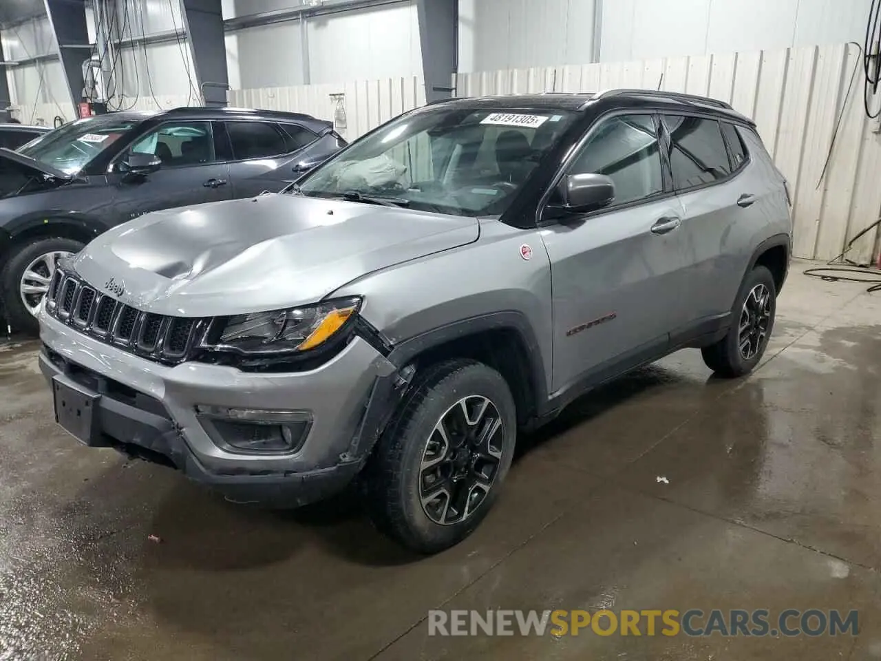 1 fotografías del automóvil dañado 3C4NJDDB0MT545436 JEEP COMPASS 2021