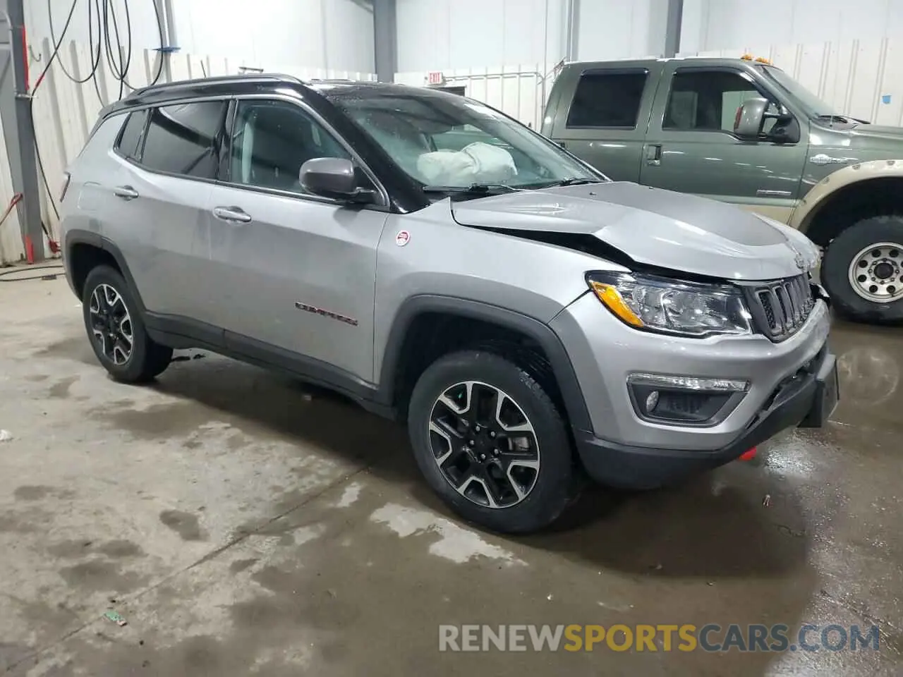 4 fotografías del automóvil dañado 3C4NJDDB0MT545436 JEEP COMPASS 2021