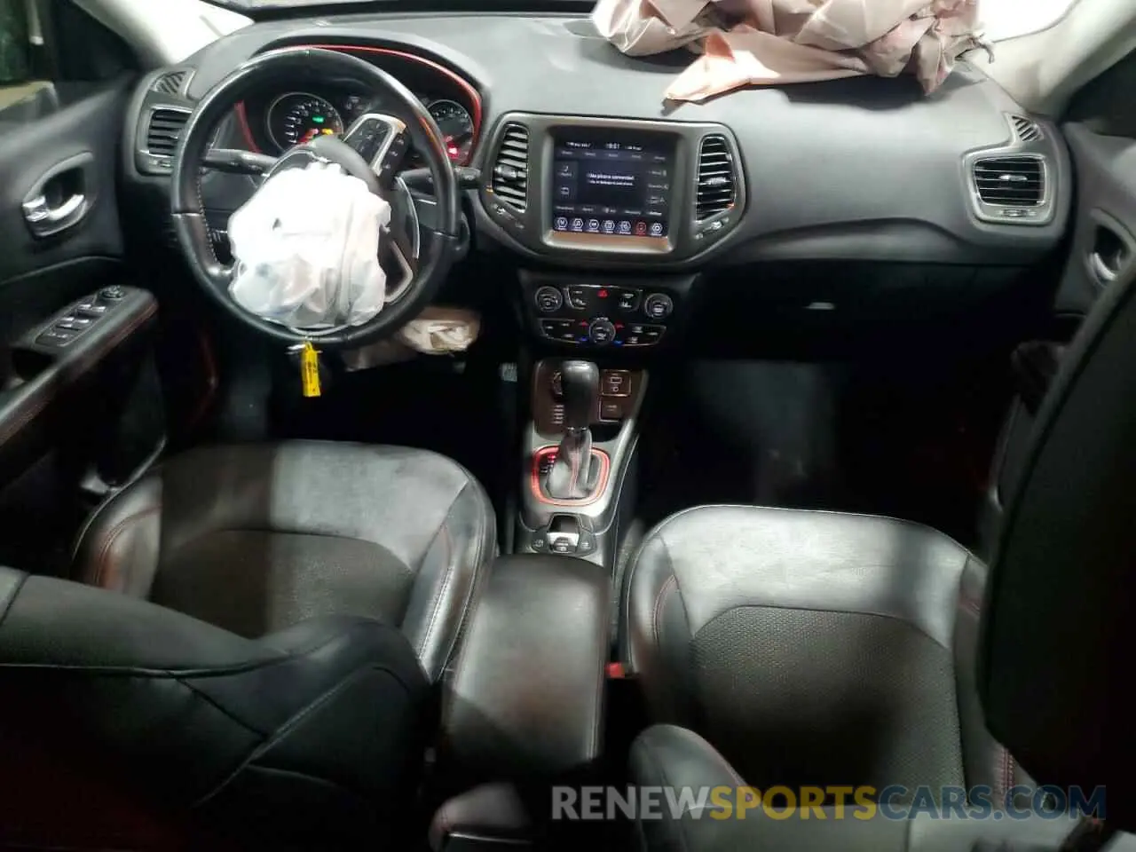8 fotografías del automóvil dañado 3C4NJDDB0MT545436 JEEP COMPASS 2021