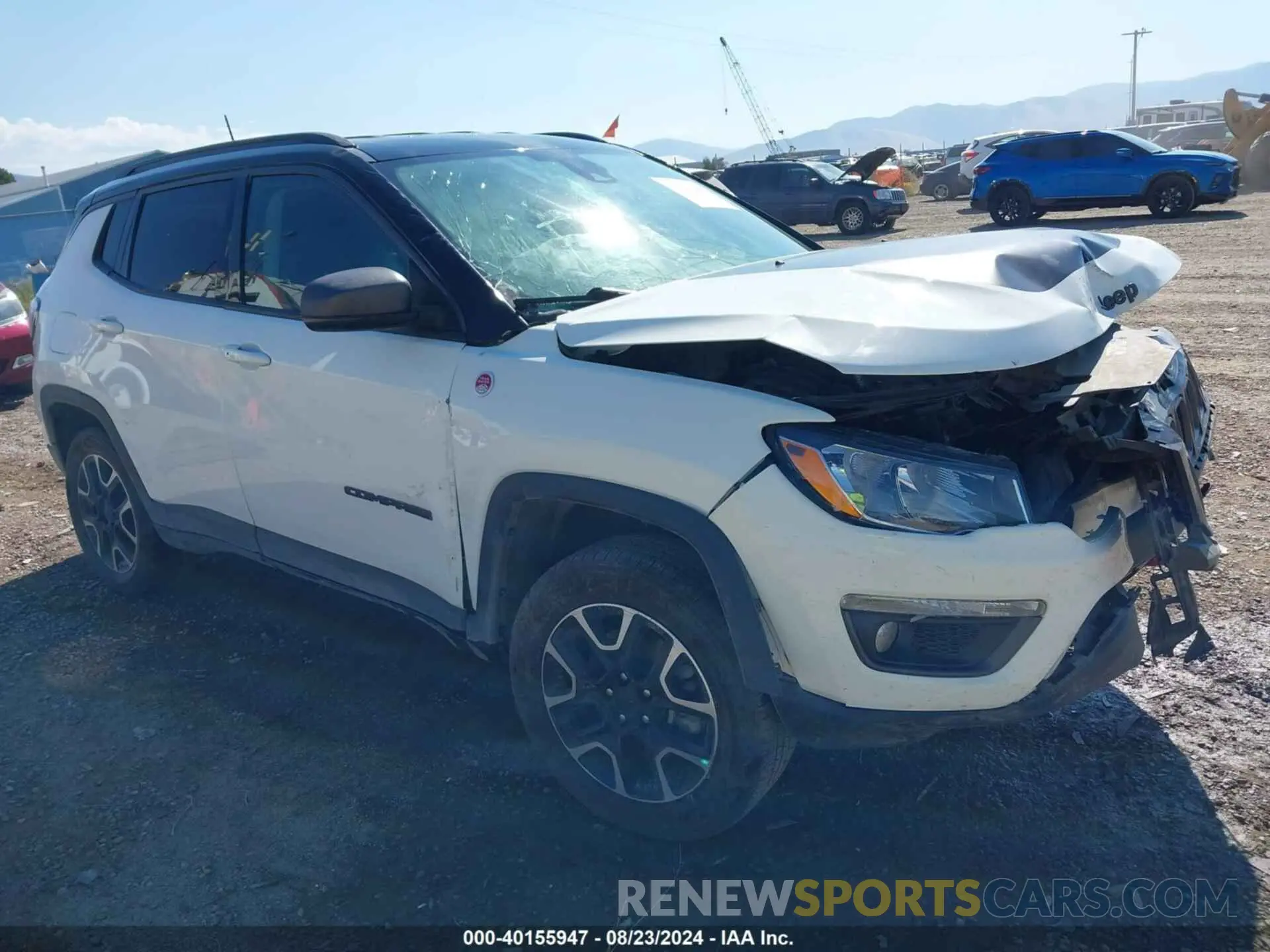 1 fotografías del automóvil dañado 3C4NJDDB0MT551172 JEEP COMPASS 2021