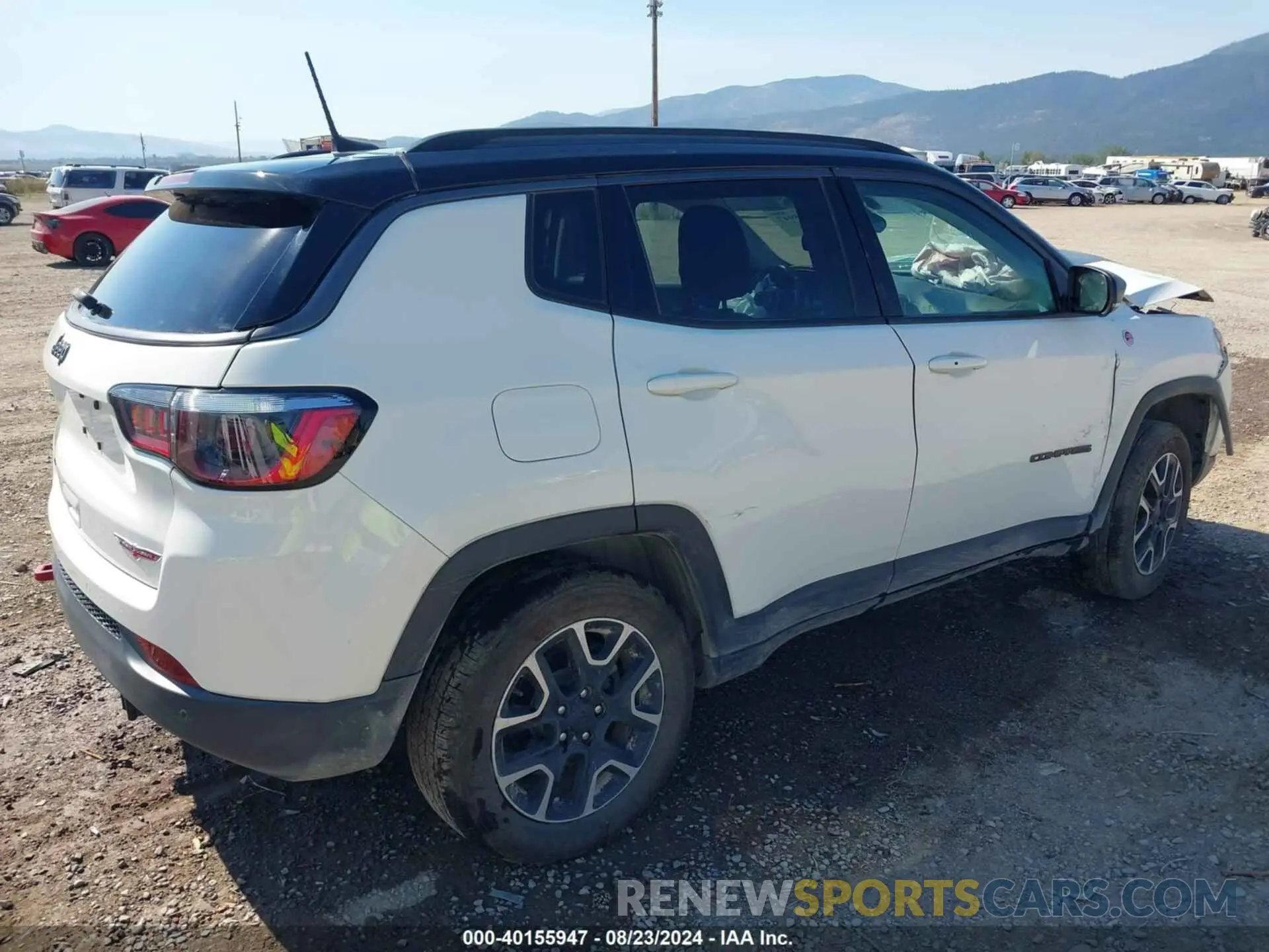 4 fotografías del automóvil dañado 3C4NJDDB0MT551172 JEEP COMPASS 2021