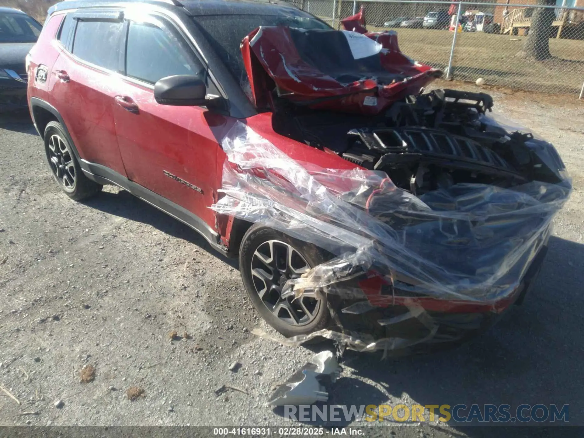 1 fotografías del automóvil dañado 3C4NJDDB1MT547924 JEEP COMPASS 2021