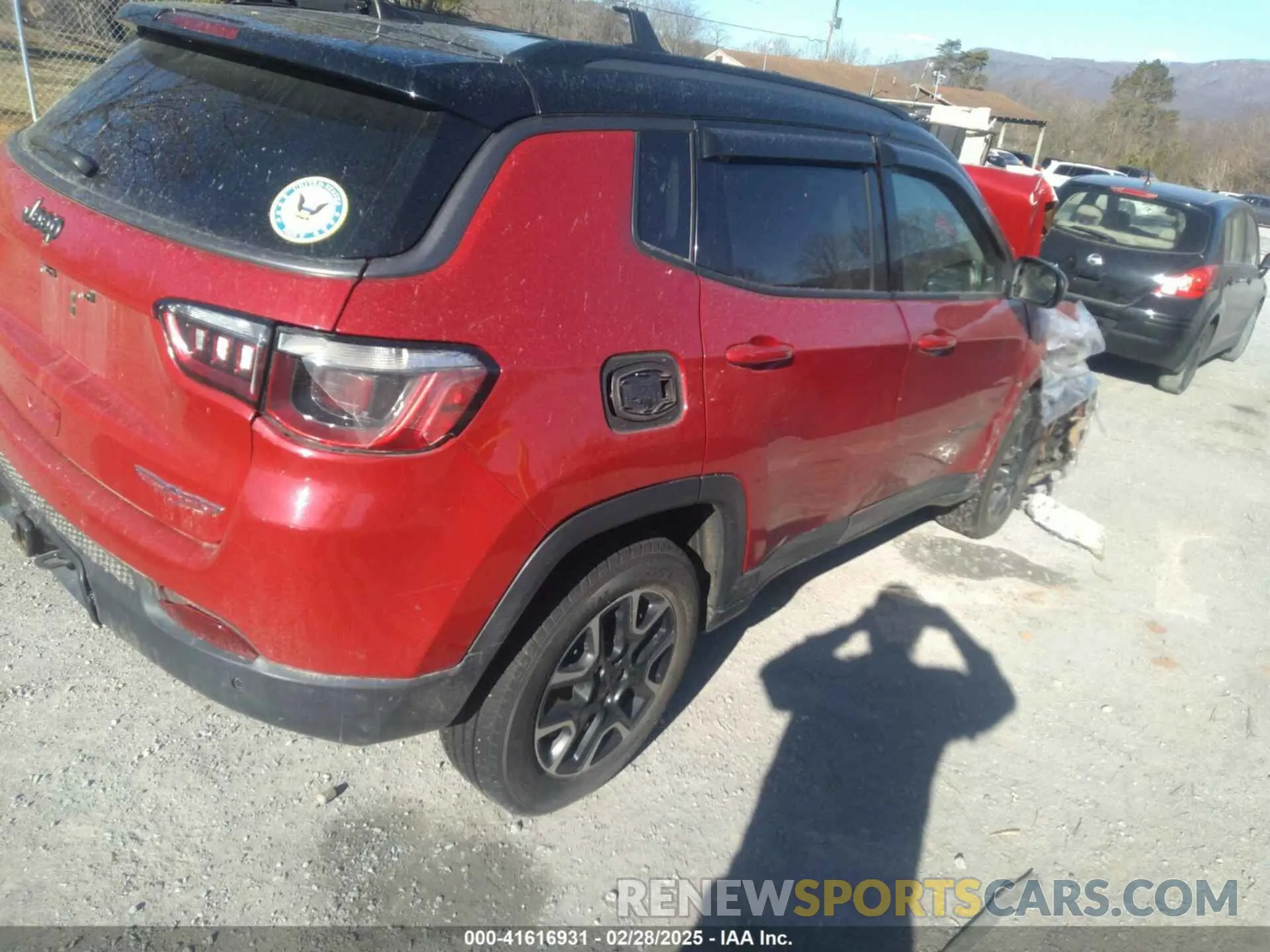 4 fotografías del automóvil dañado 3C4NJDDB1MT547924 JEEP COMPASS 2021