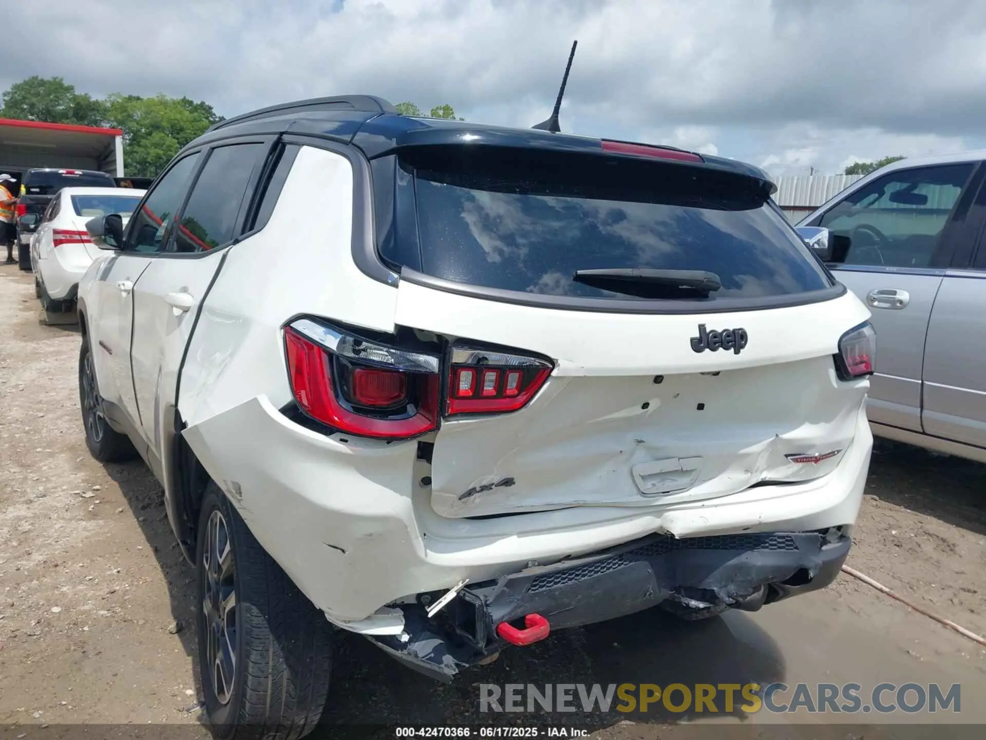 6 fotografías del automóvil dañado 3C4NJDDB1MT571866 JEEP COMPASS 2021