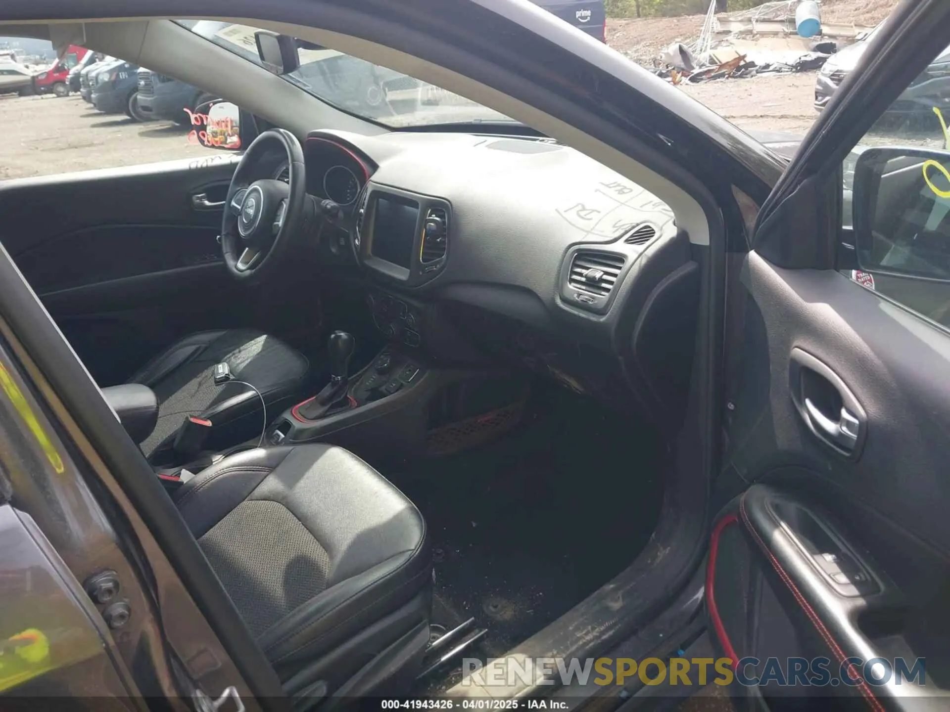 5 fotografías del automóvil dañado 3C4NJDDB3MT529263 JEEP COMPASS 2021