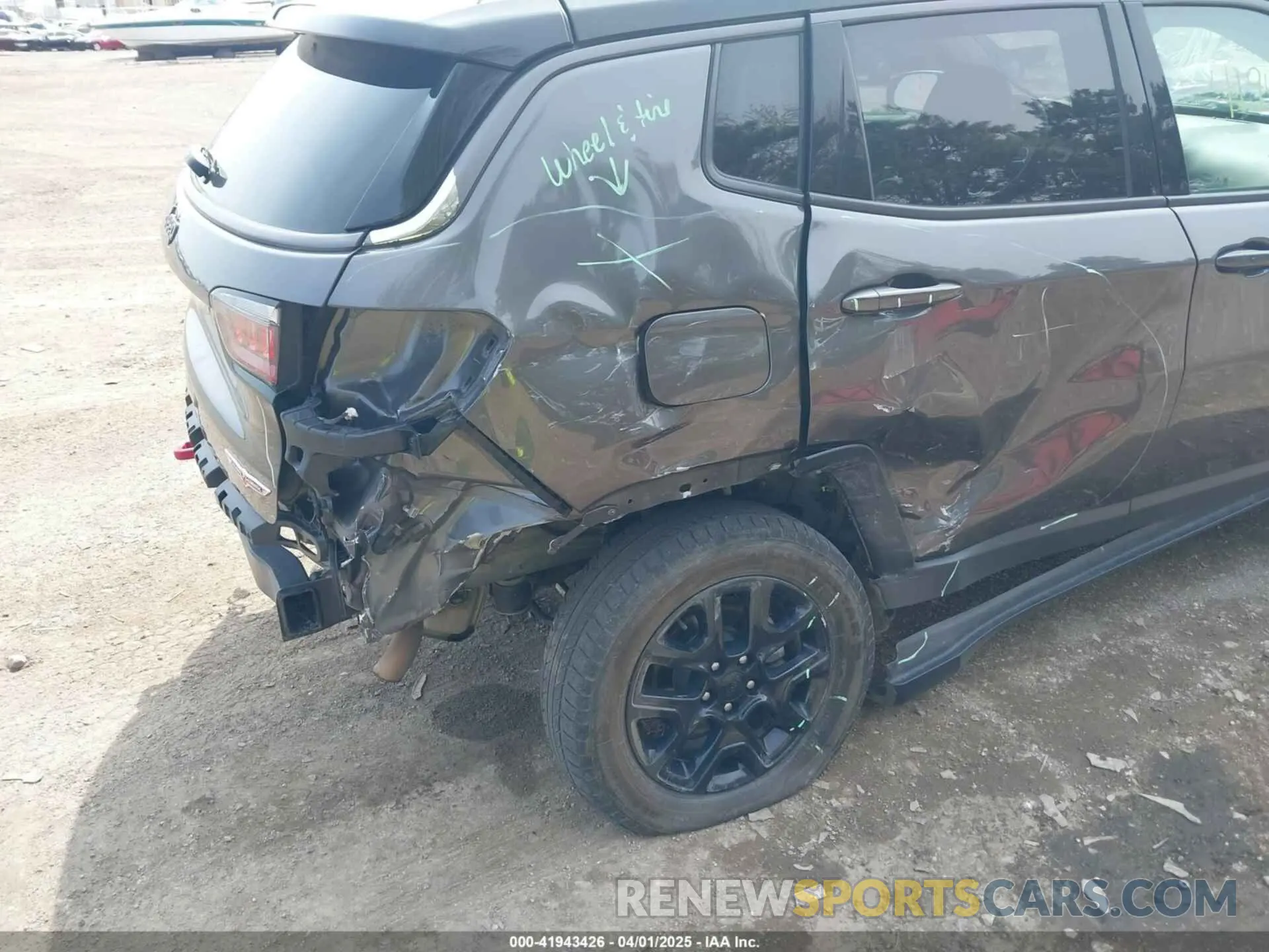 6 fotografías del automóvil dañado 3C4NJDDB3MT529263 JEEP COMPASS 2021