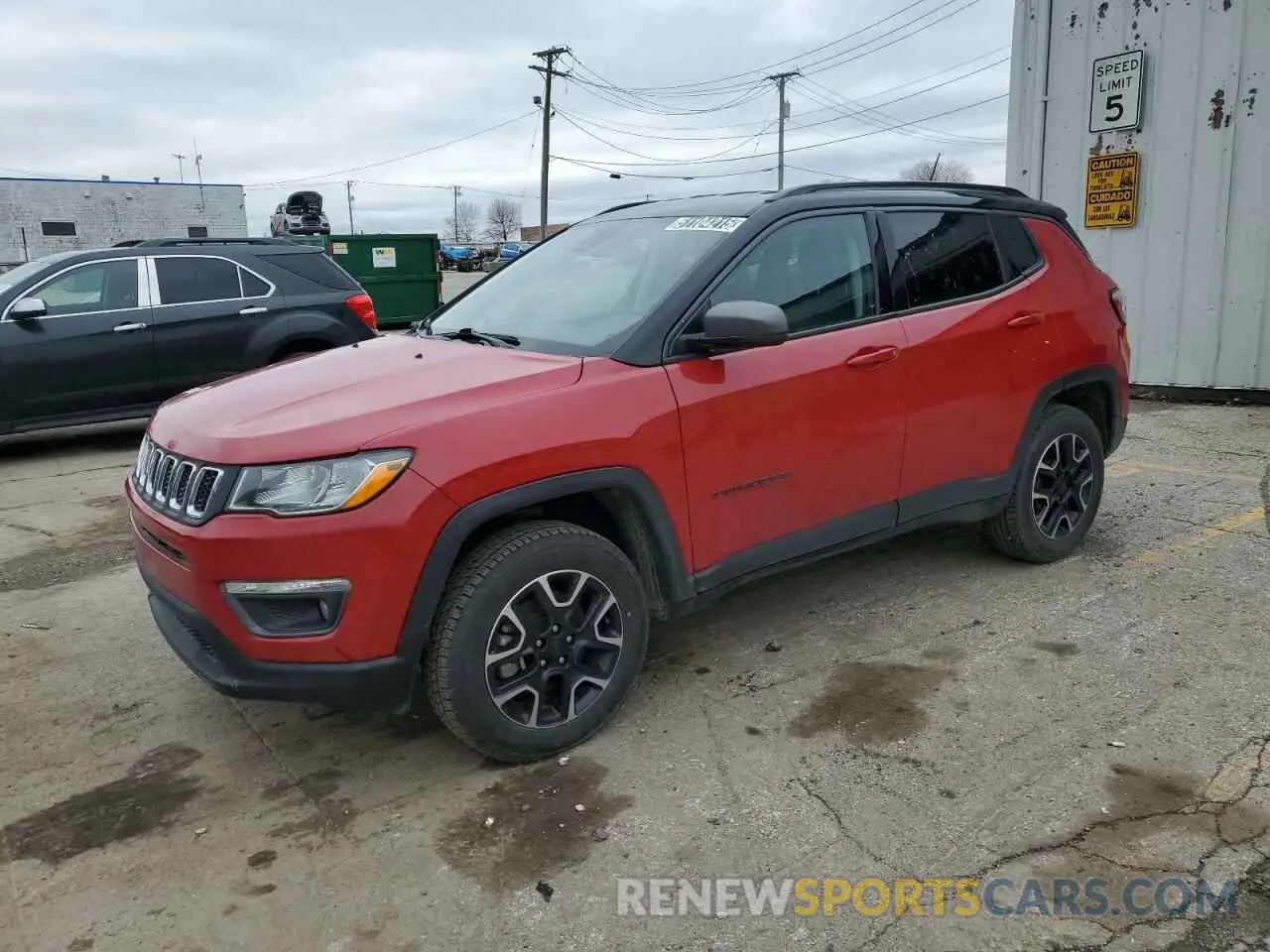 1 fotografías del automóvil dañado 3C4NJDDB4MT564801 JEEP COMPASS 2021