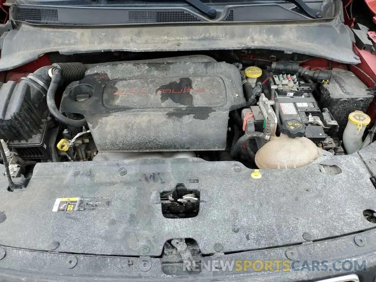 12 fotografías del automóvil dañado 3C4NJDDB4MT564801 JEEP COMPASS 2021