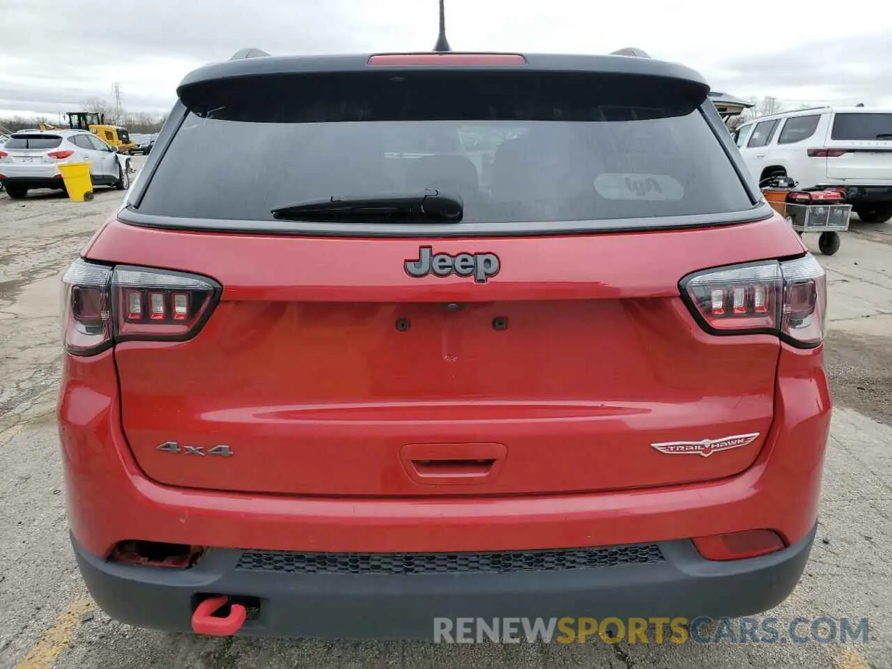 6 fotografías del automóvil dañado 3C4NJDDB4MT564801 JEEP COMPASS 2021