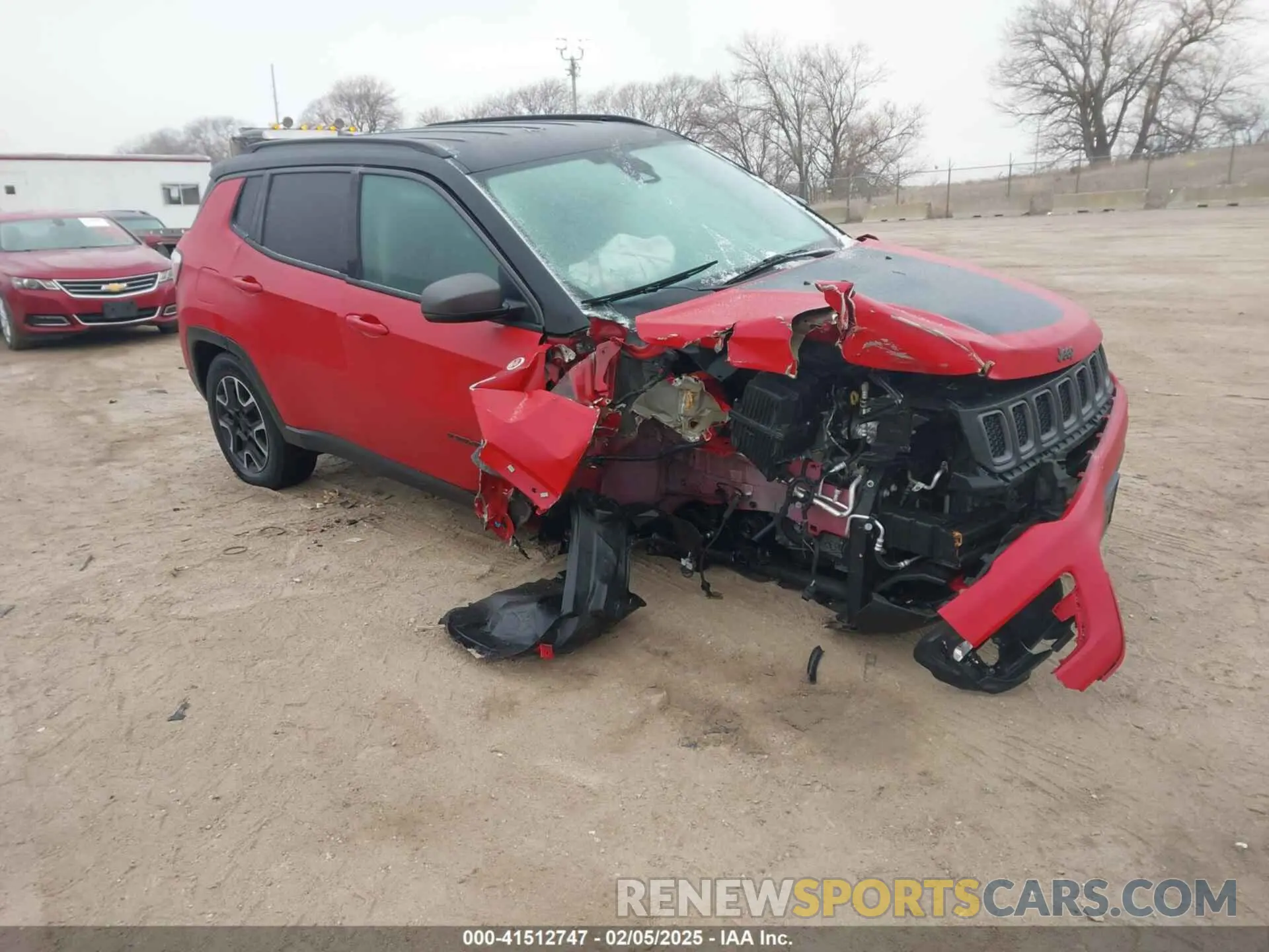 1 fotografías del automóvil dañado 3C4NJDDB5MT589965 JEEP COMPASS 2021