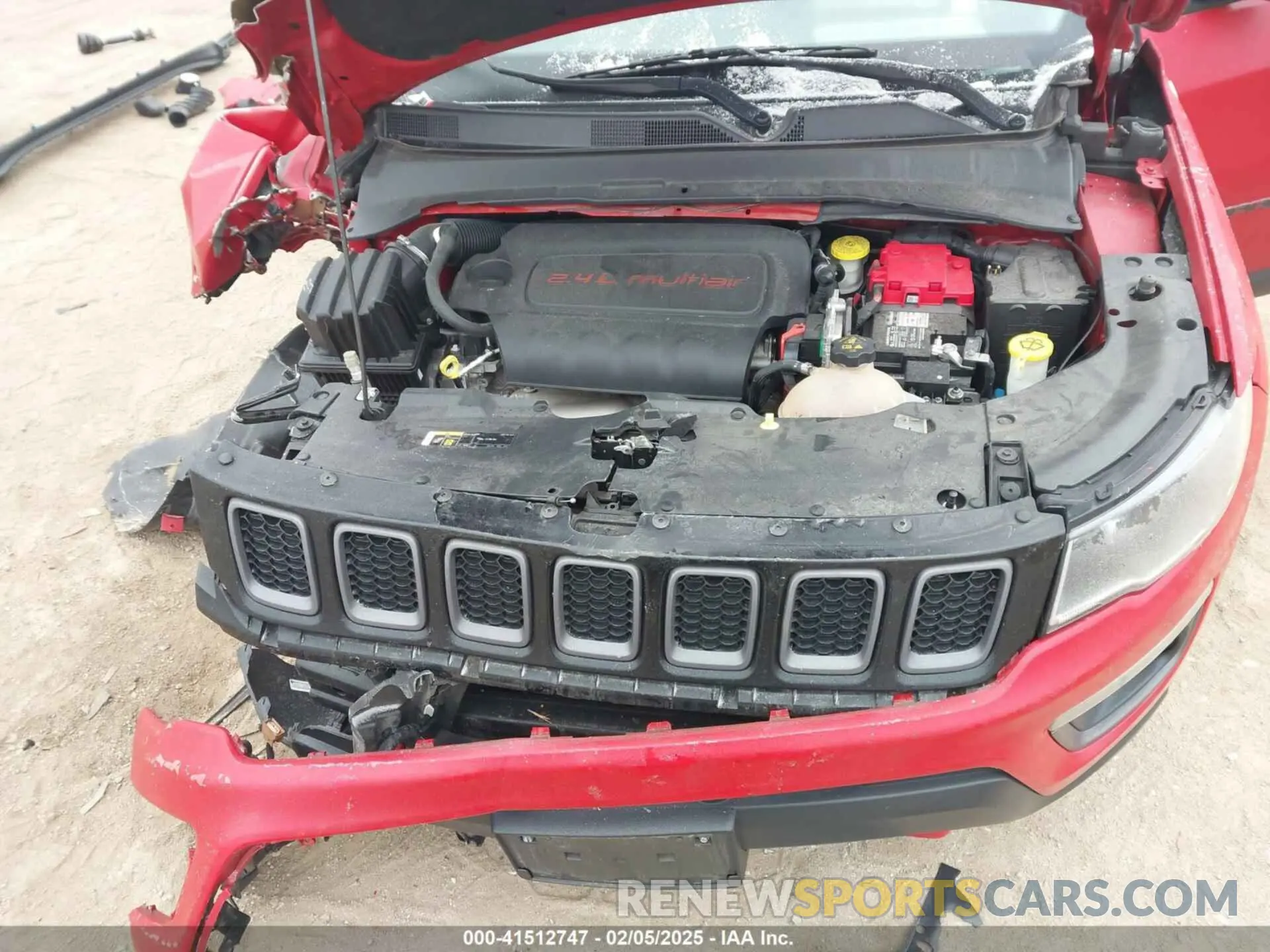 10 fotografías del automóvil dañado 3C4NJDDB5MT589965 JEEP COMPASS 2021