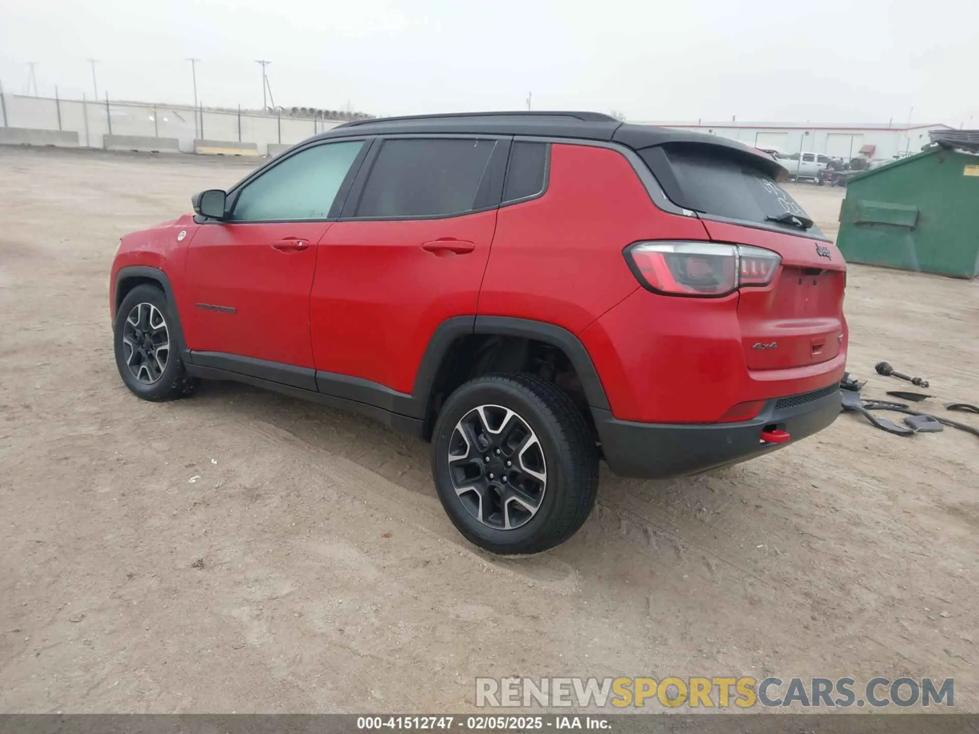 3 fotografías del automóvil dañado 3C4NJDDB5MT589965 JEEP COMPASS 2021